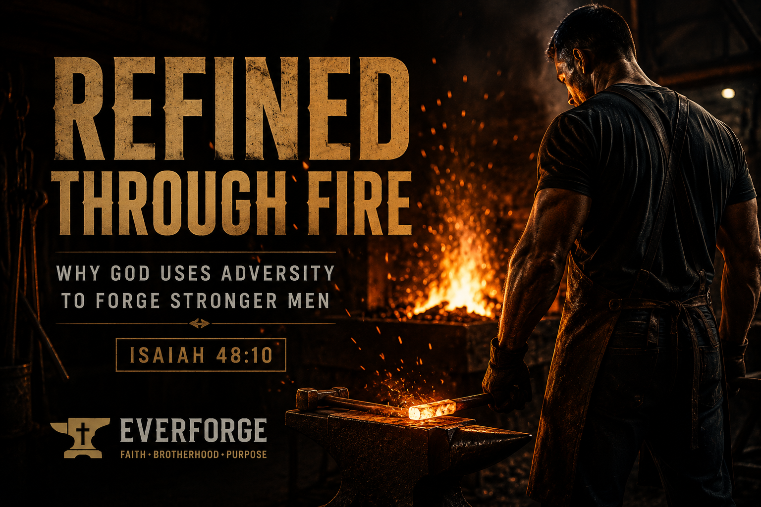 Refined Through Fire: Why God Uses Adversity to Forge Stronger Men Isaiah 48:10