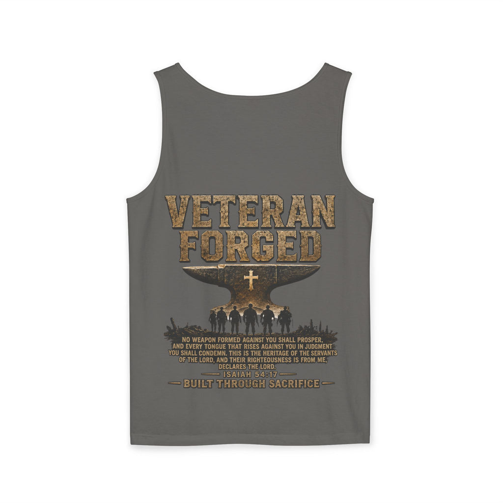 Veteran Forged Tank Top – Military Tribute Graphic Tank