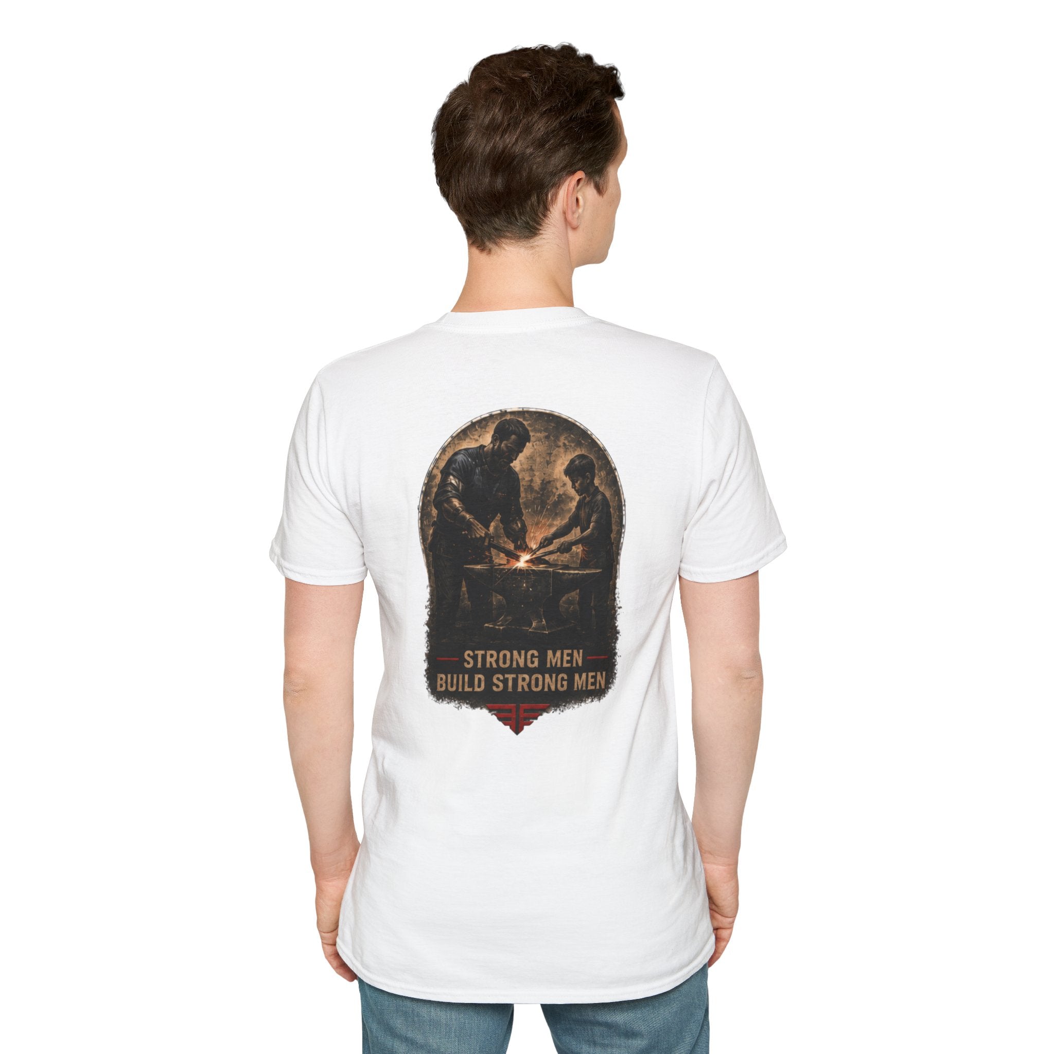 Iron Sharpens Iron T‑Shirt — Proverbs 27:17 Inspirational Christian Tee