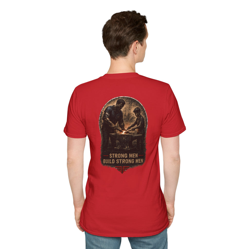 Iron Sharpens Iron T‑Shirt — Proverbs 27:17 Inspirational Christian Tee