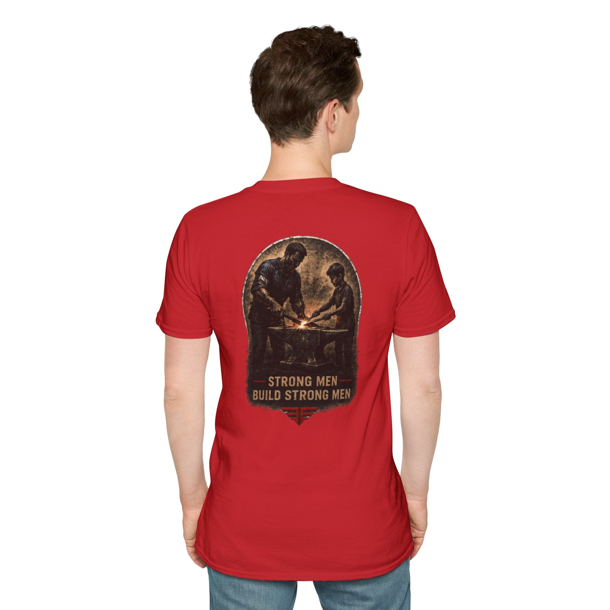 Iron Sharpens Iron T‑Shirt — Proverbs 27:17 Inspirational Christian Tee