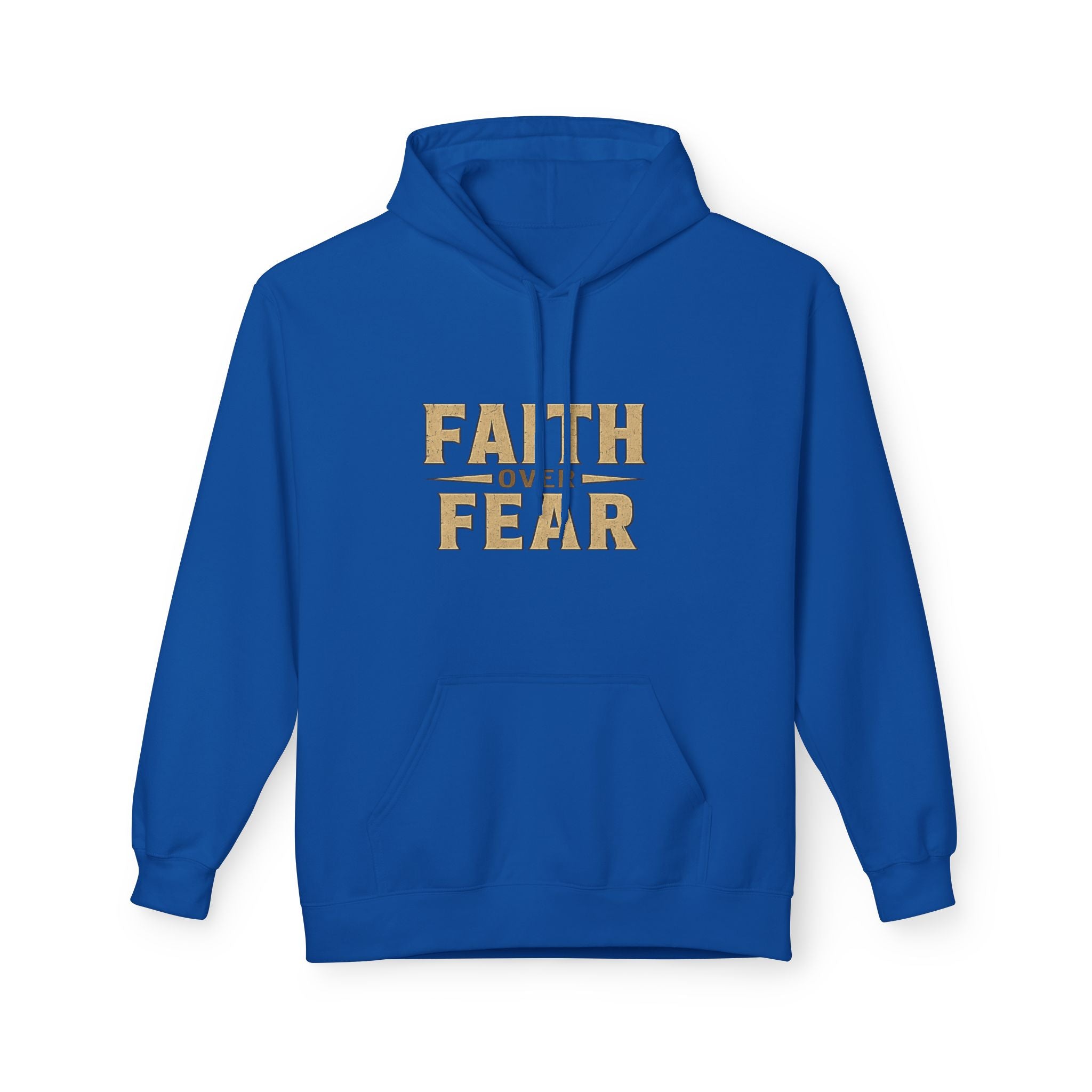 Faith Over Fear Hoodie — "Peace, Be Still" Christian Pullover