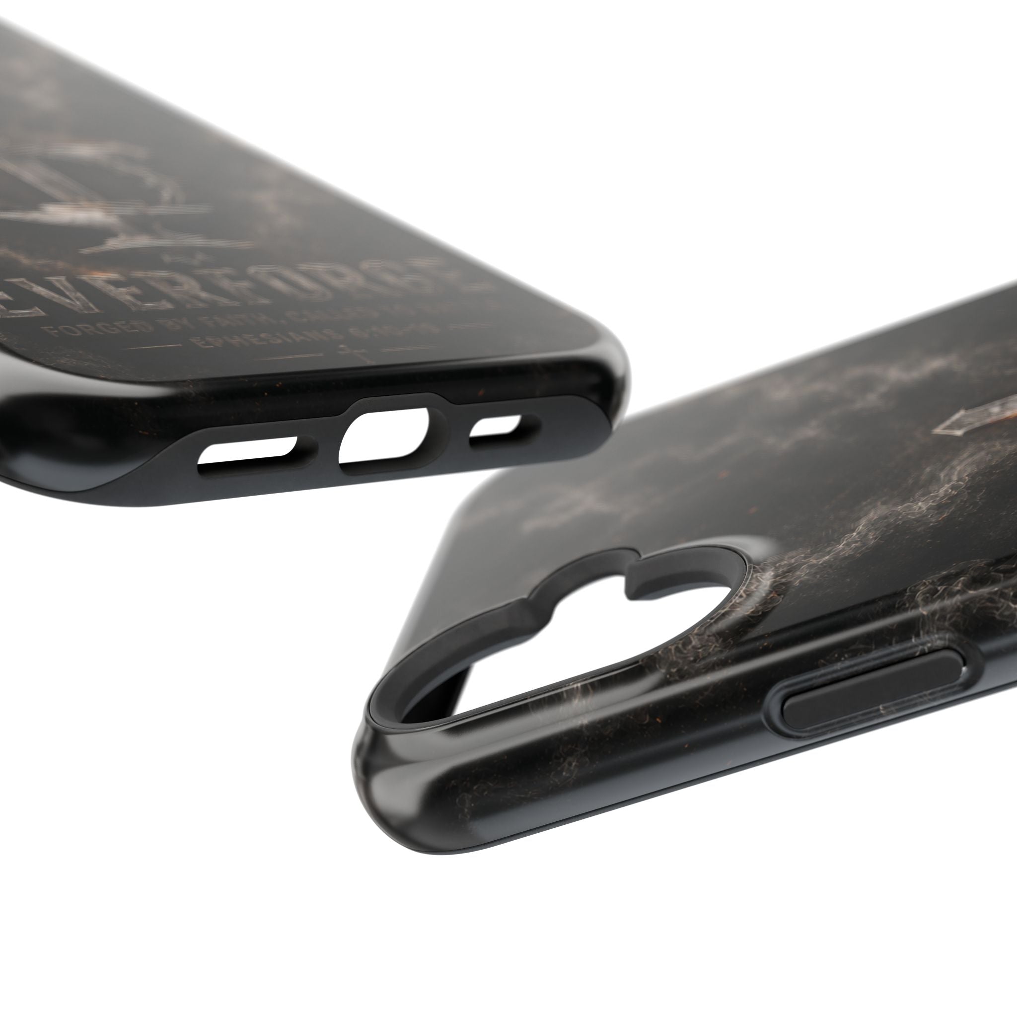 Everforge Faith-Based Magnetic Impact-Resistant Phone Case — "Forged by Faith, Called to Battle" (Ephesians 6:10-19)