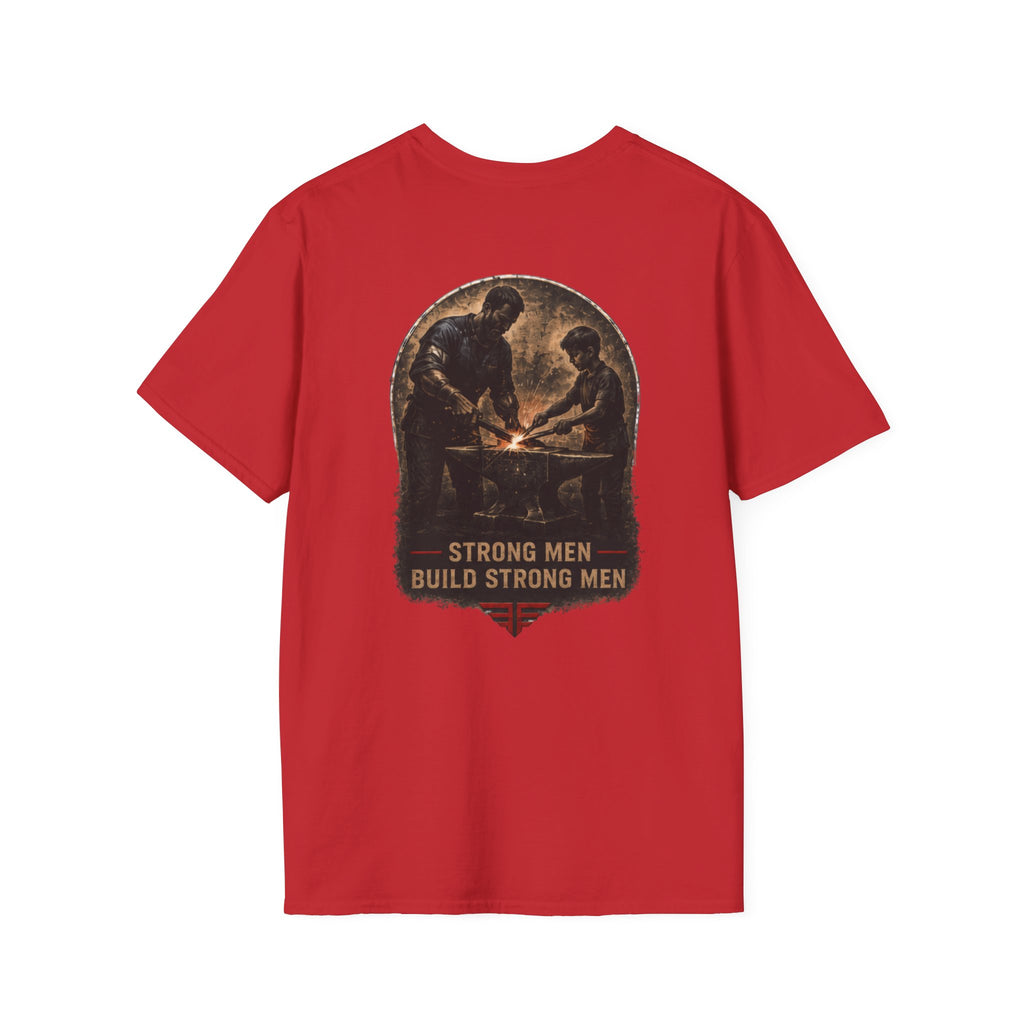 Iron Sharpens Iron T‑Shirt — Proverbs 27:17 Inspirational Christian Tee