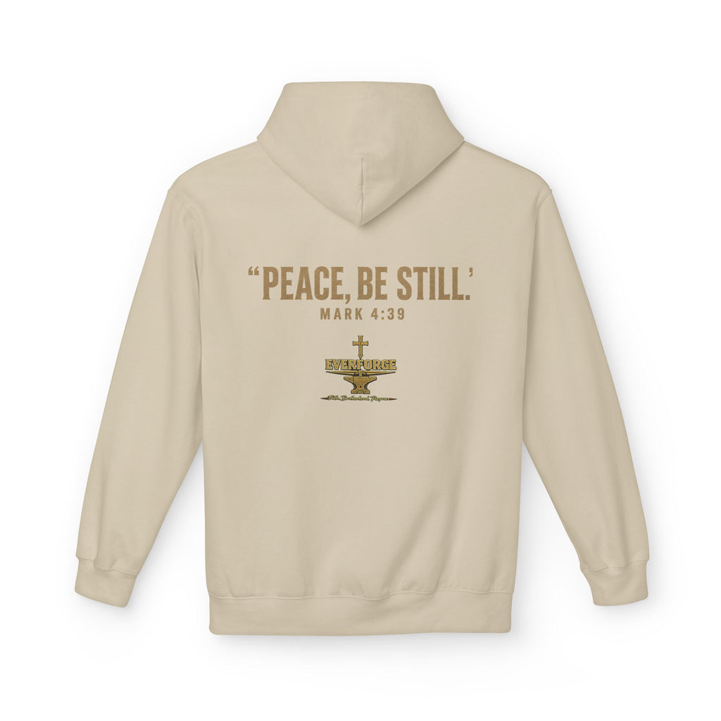 Faith Over Fear Hoodie — "Peace, Be Still" Christian Pullover