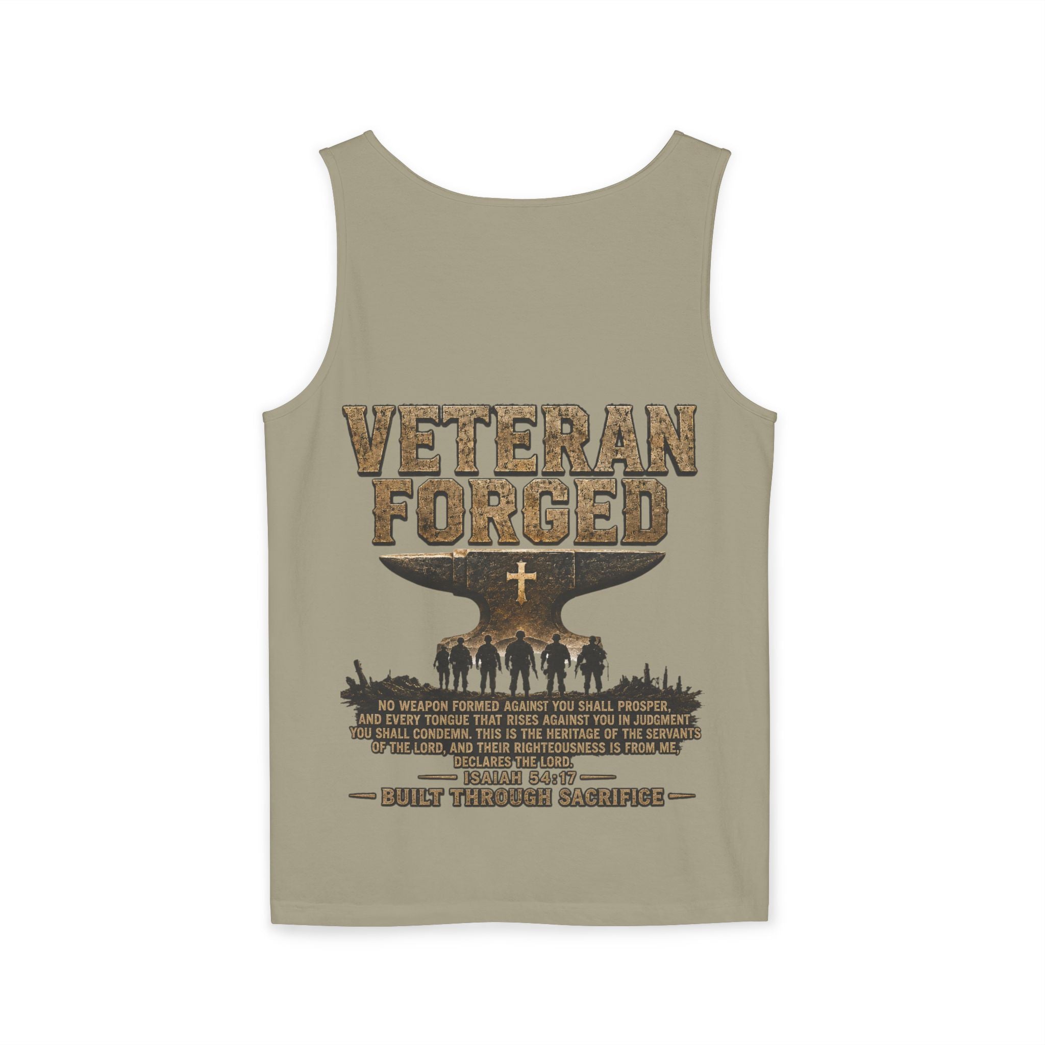 Veteran Forged Tank Top – Military Tribute Graphic Tank