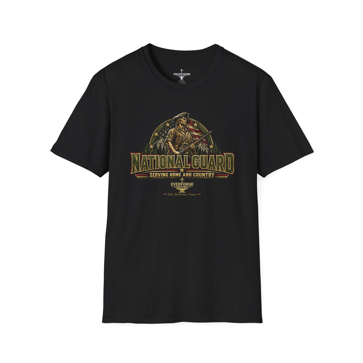 National Guard Ready When Called Military Tribute T-Shirt