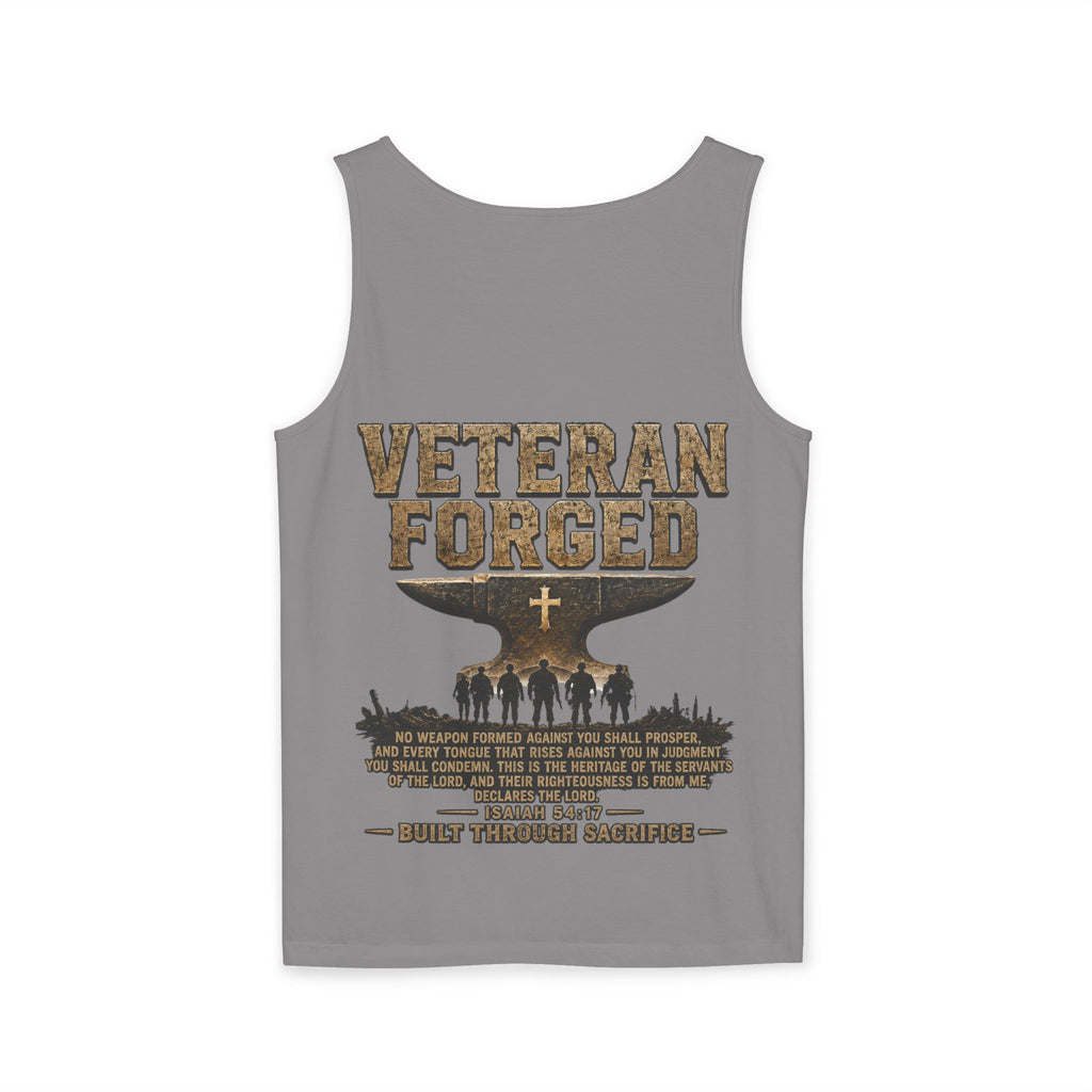 Veteran Forged Tank Top – Military Tribute Graphic Tank
