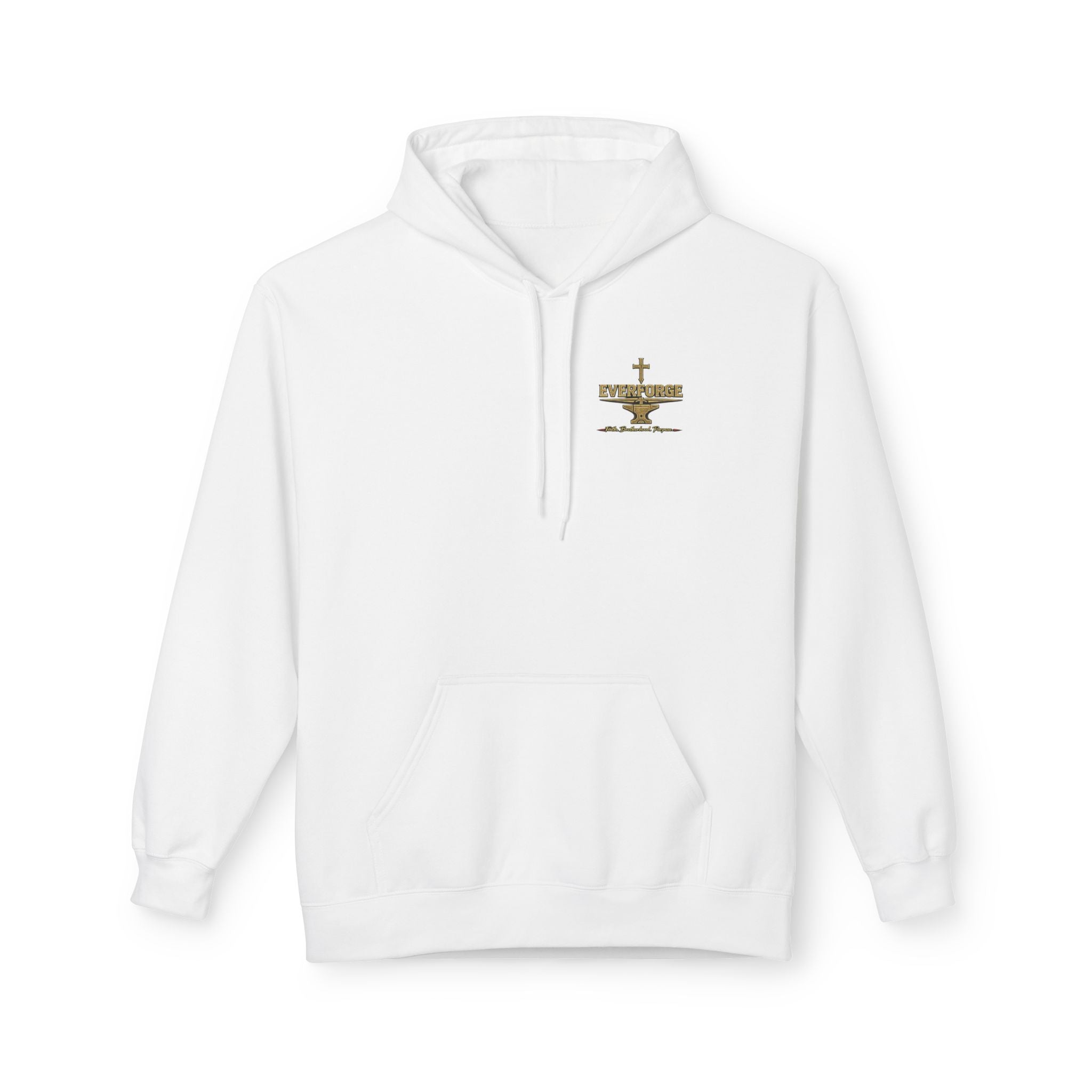 Christian Cross Hoodie — "I Buried The Man I Used To Be" Faith Graphic Pullover