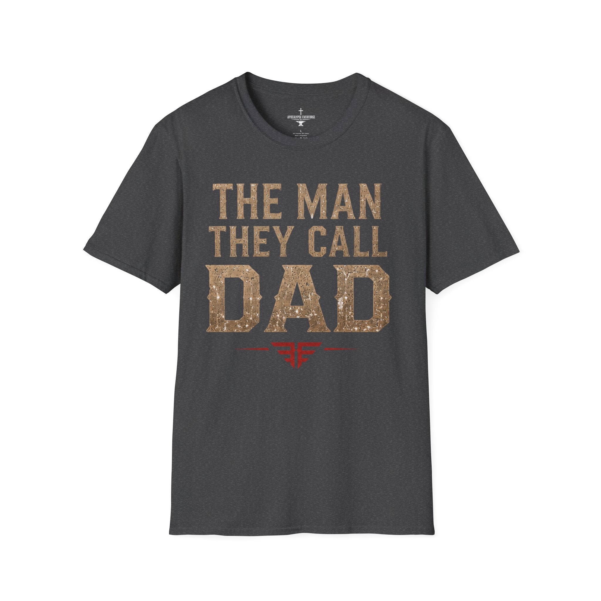 Dad T-Shirt — "The Man They Call Dad" Vintage Typography Father's Day Tee