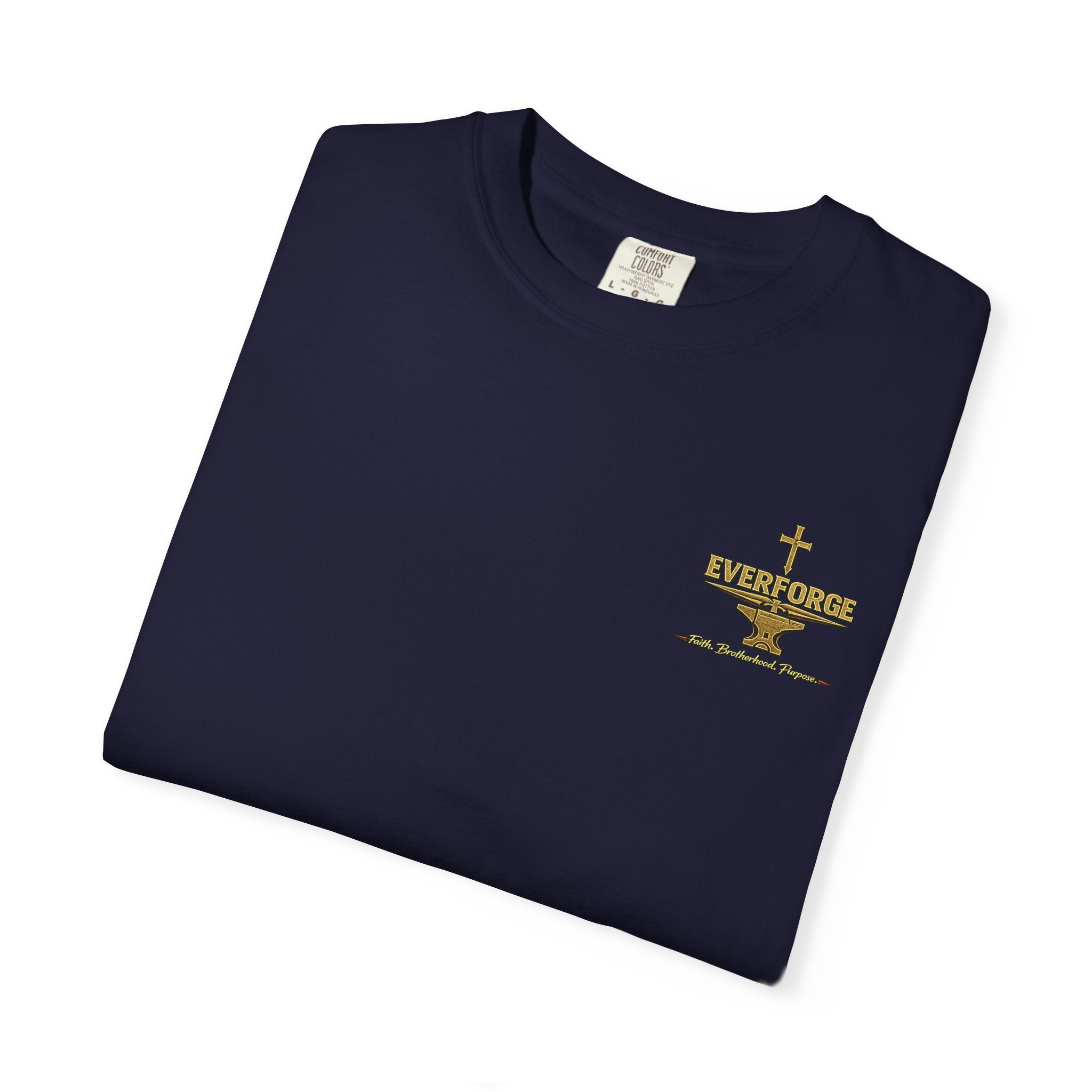Christian Cross T-Shirt — “Act Like Men. Be Strong.” (1 Corinthians 16:13)