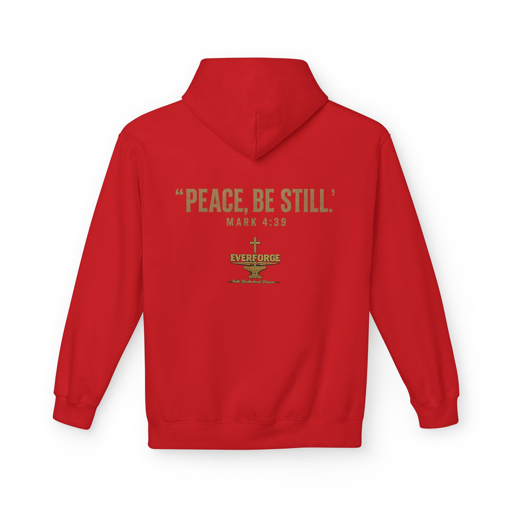 Faith Over Fear Hoodie — "Peace, Be Still" Christian Pullover