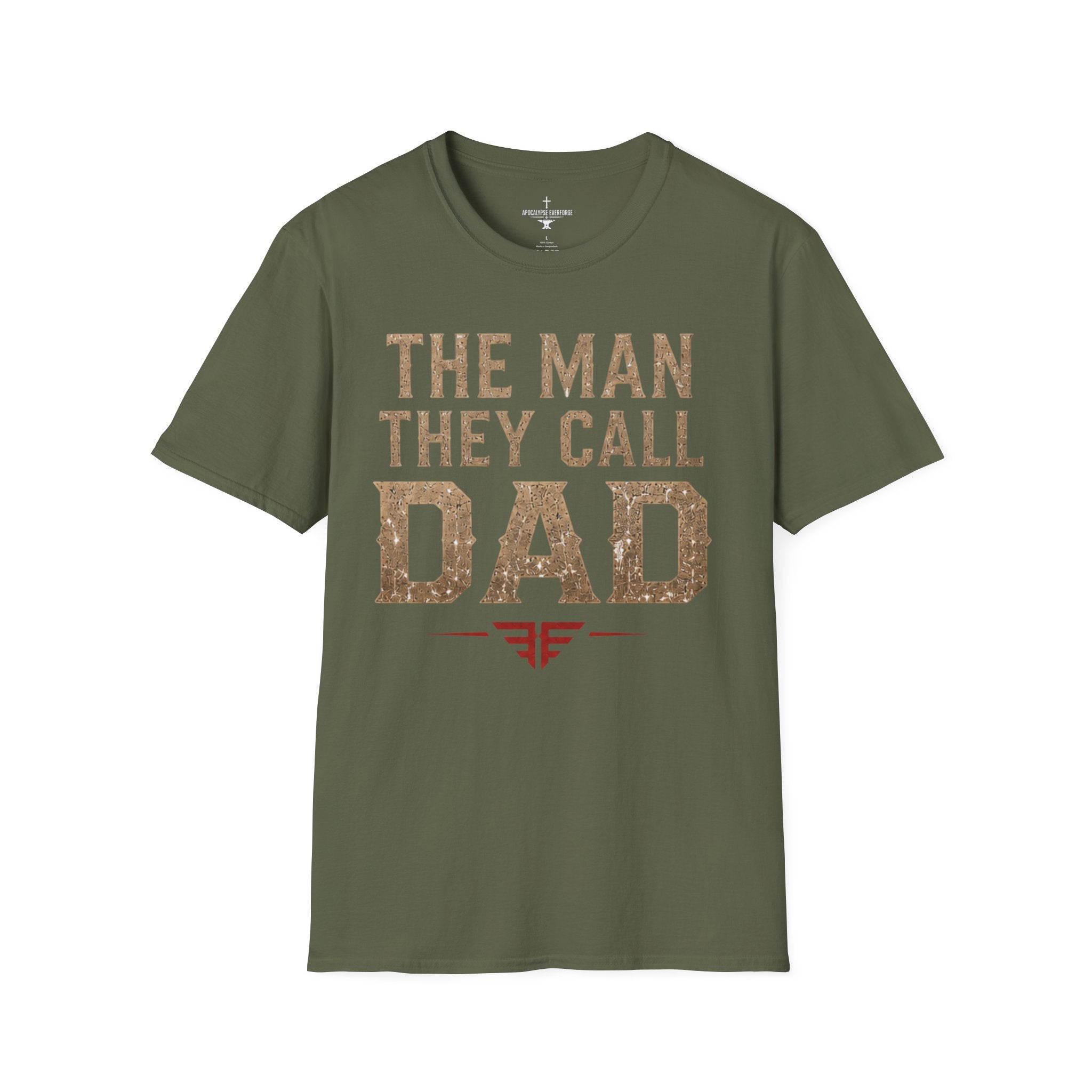 Dad T-Shirt — "The Man They Call Dad" Vintage Typography Father's Day Tee