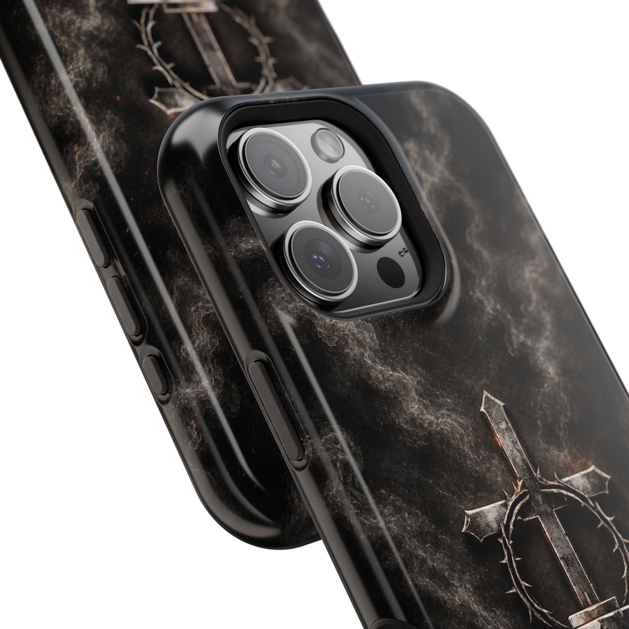 Everforge Faith-Based Magnetic Impact-Resistant Phone Case — "Forged by Faith, Called to Battle" (Ephesians 6:10-19)