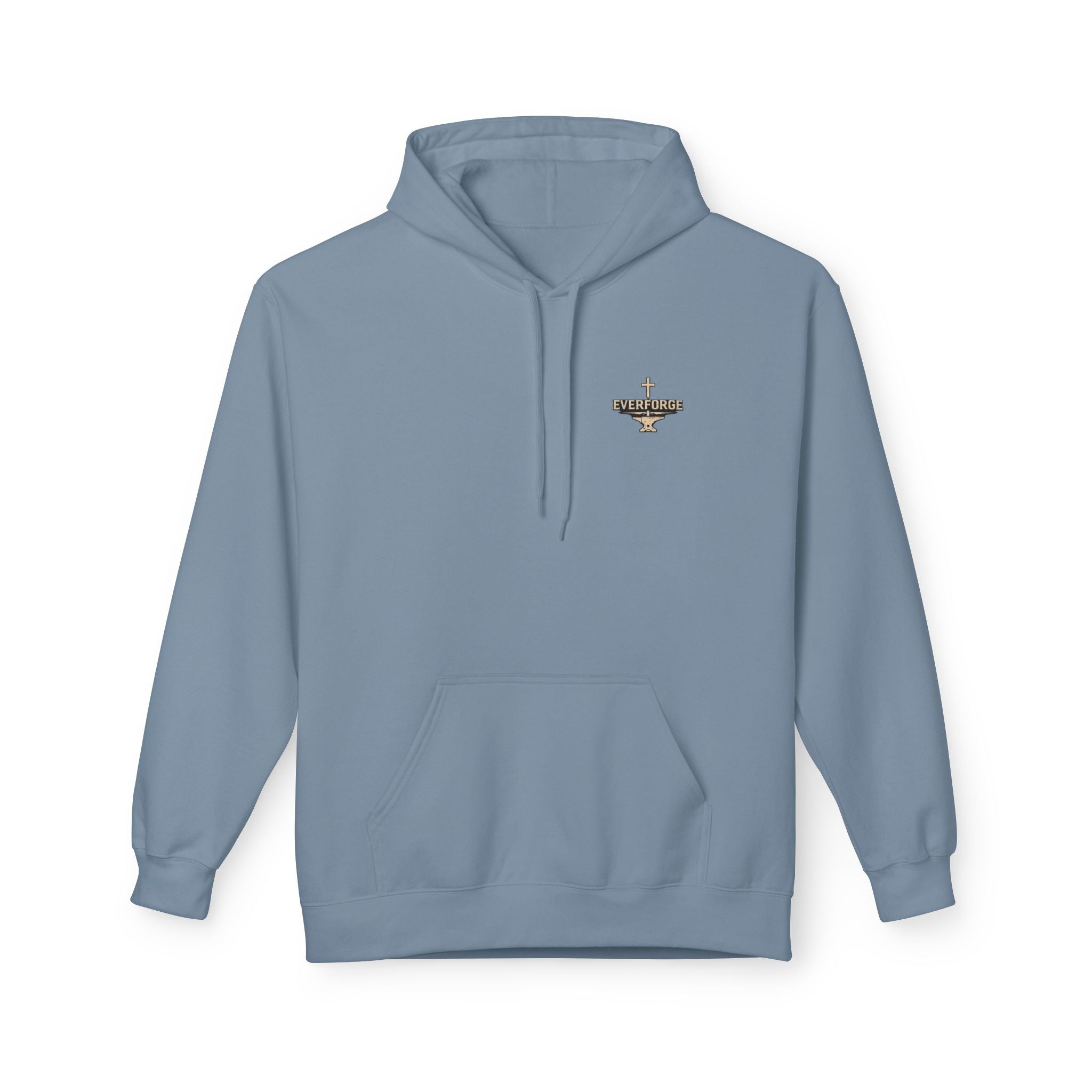 Christian Cross Hoodie — "I Became The Man I Used To Be" Faith Graphic Pullover