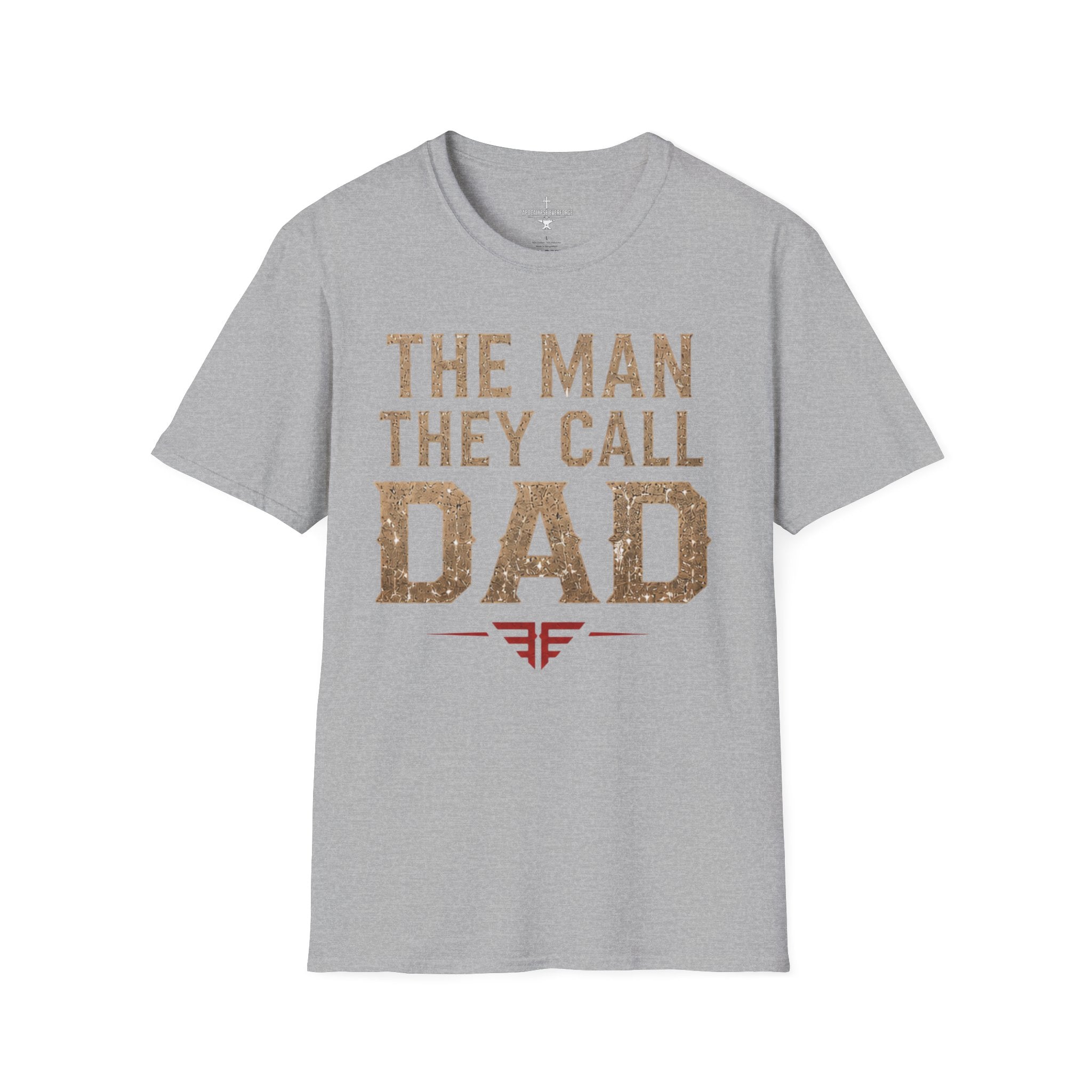 Dad T-Shirt — "The Man They Call Dad" Vintage Typography Father's Day Tee