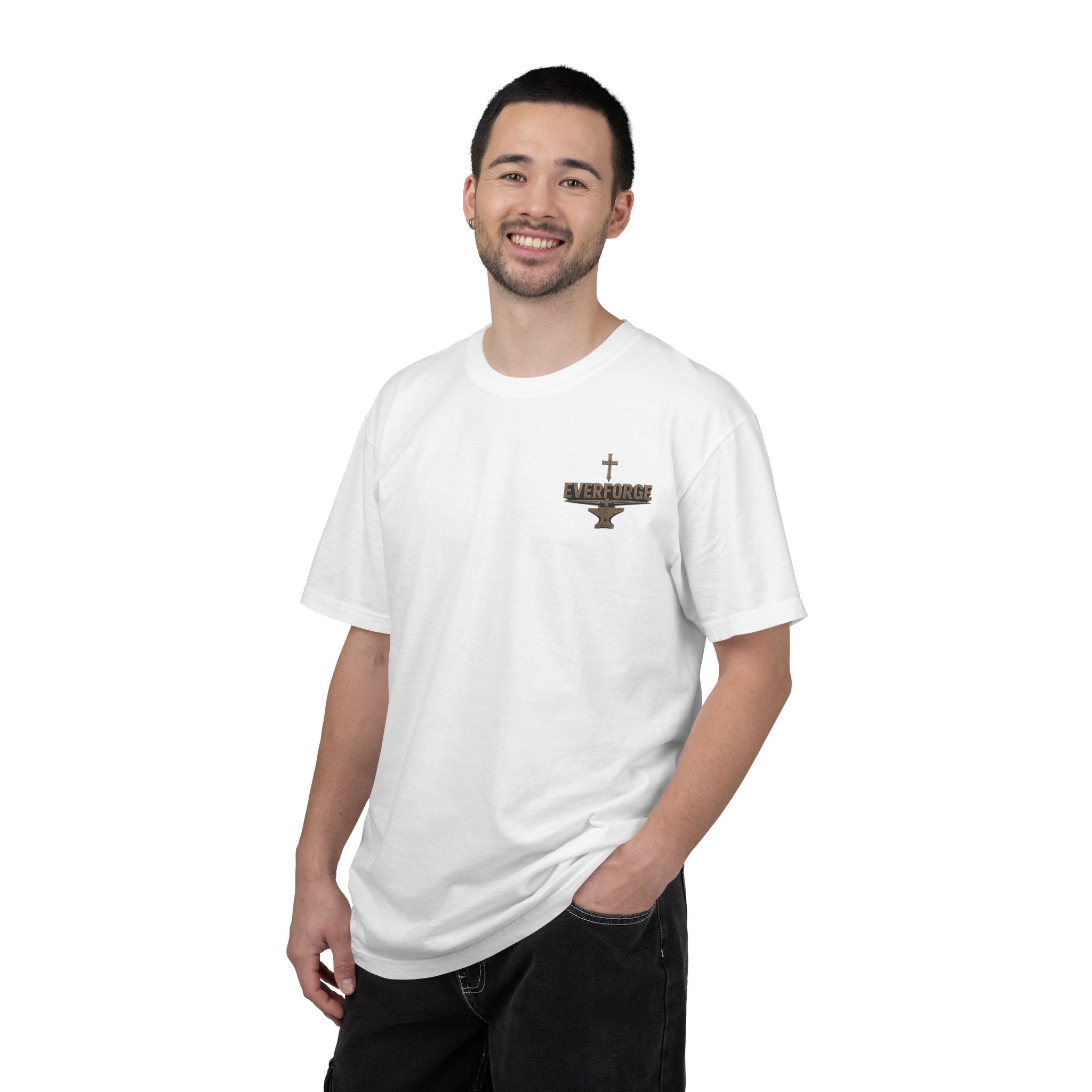 Forged by Faith T-Shirt — Christian Knight Graphic Tee