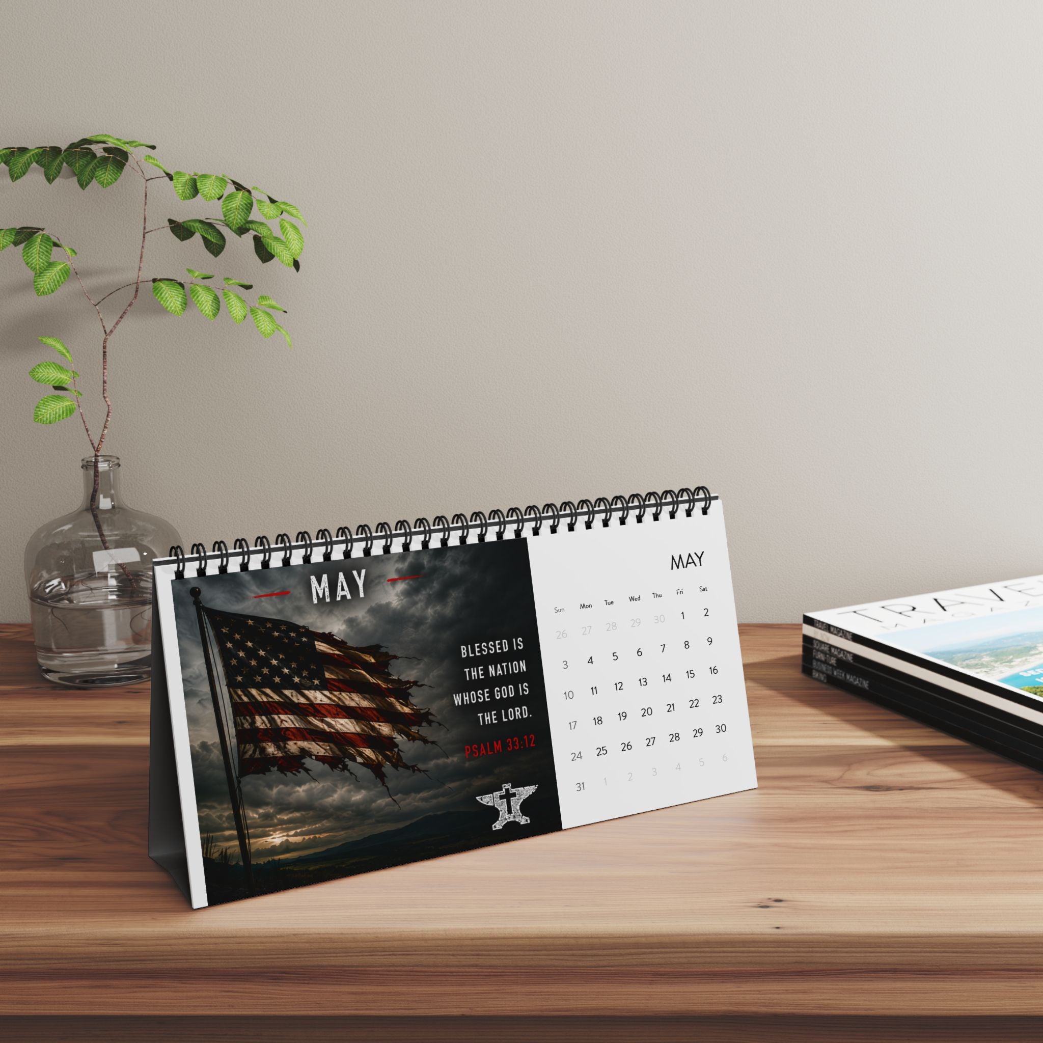 Apocalypse Everforge 2027 Desktop Calendar