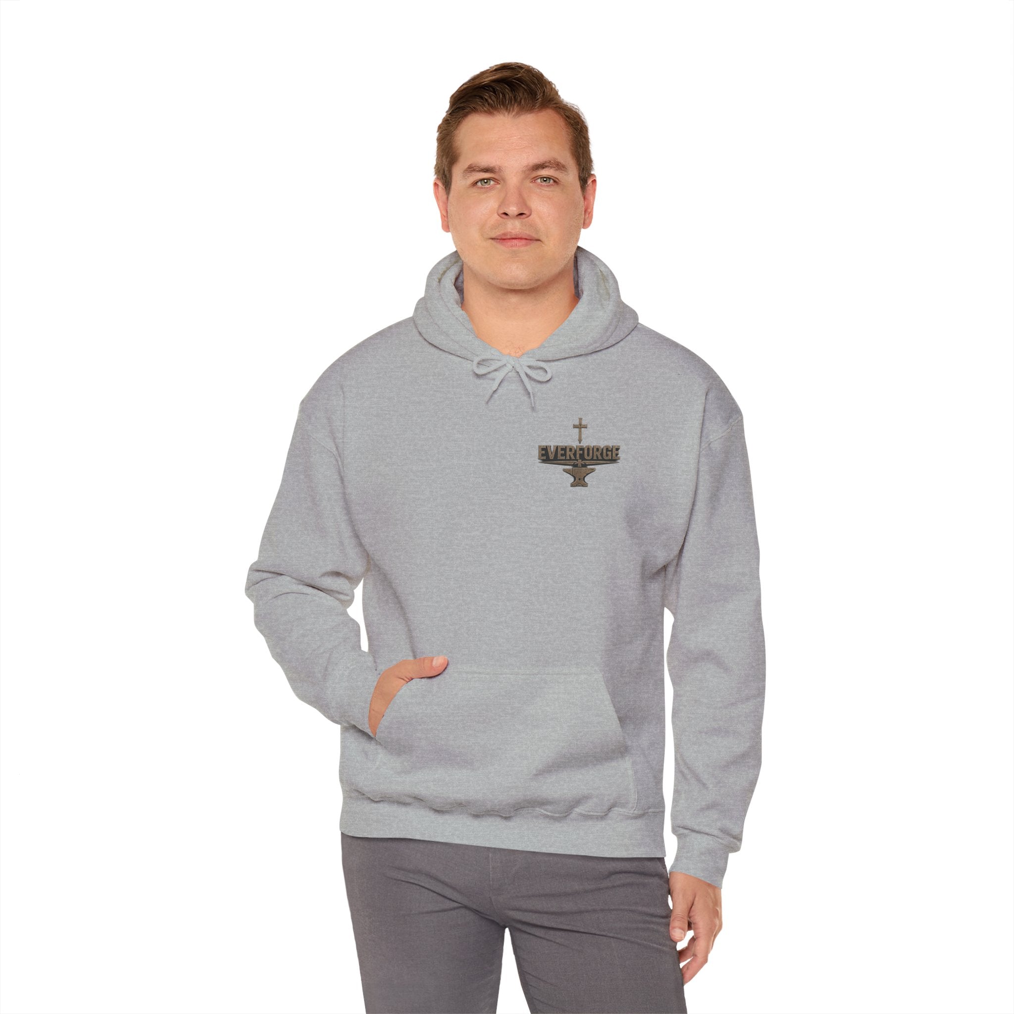 Christian Hoodie – "The Lord Is My Strength" Psalm 27:1 Pullover