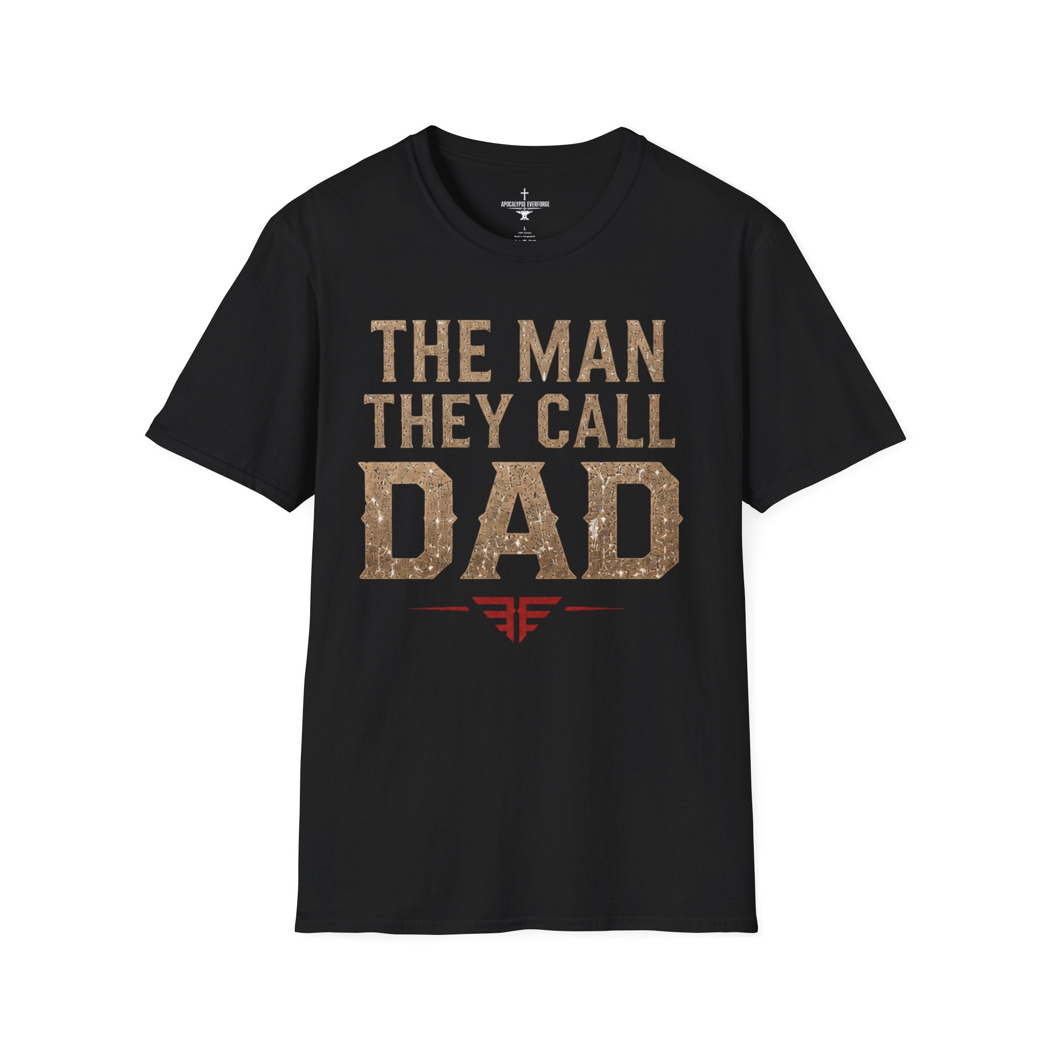 Dad T-Shirt — "The Man They Call Dad" Vintage Typography Father's Day Tee