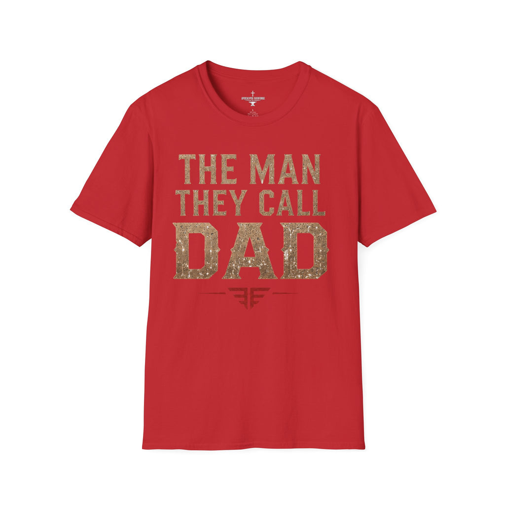 Dad T-Shirt — "The Man They Call Dad" Vintage Typography Father's Day Tee