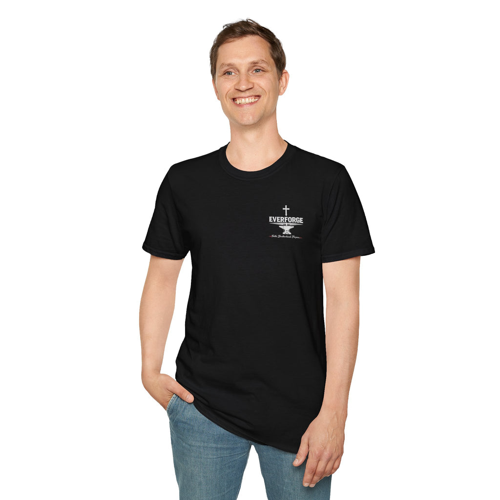 Forged by Faith Isaiah 48:10 Christian T-Shirt