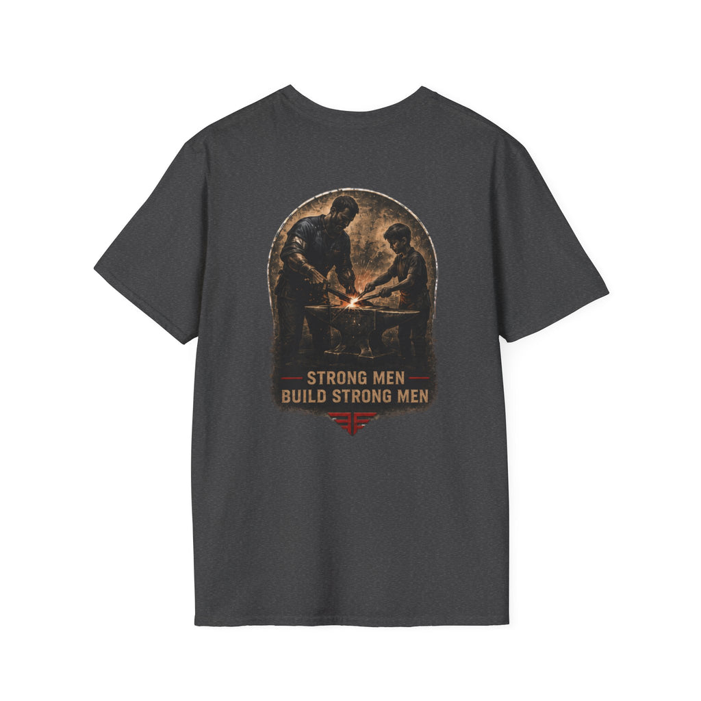 Iron Sharpens Iron T‑Shirt — Proverbs 27:17 Inspirational Christian Tee