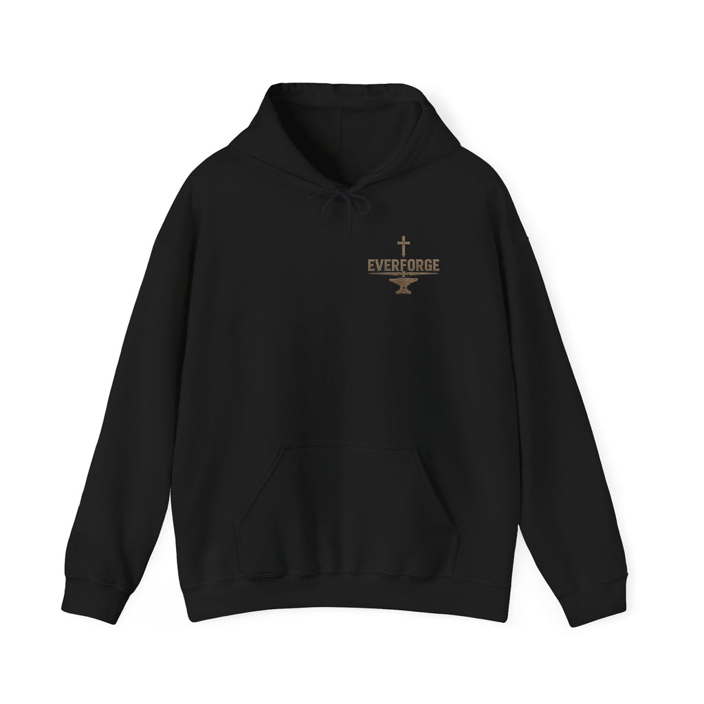Christian Hoodie – "The Lord Is My Strength" Psalm 27:1 Pullover