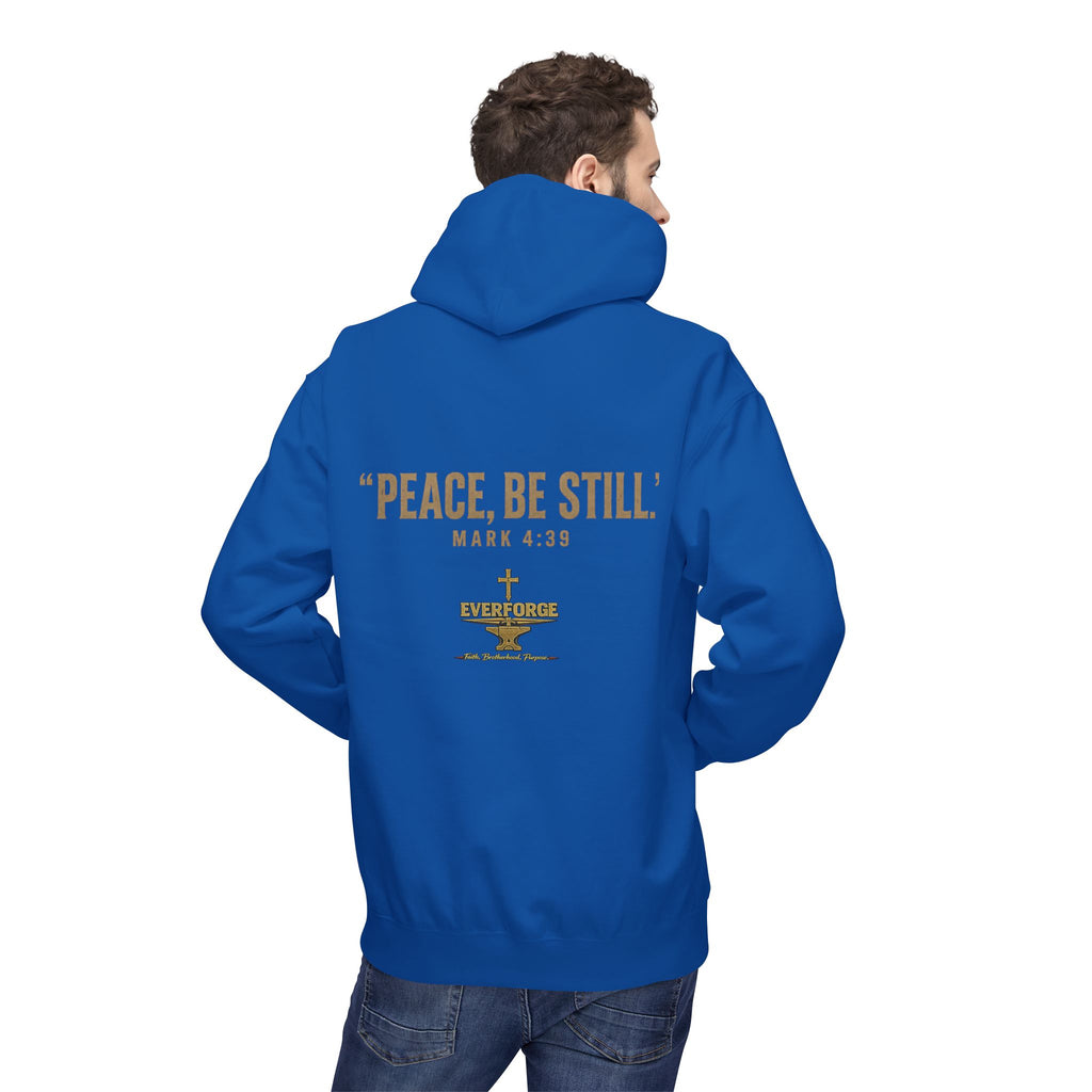 Faith Over Fear Hoodie — "Peace, Be Still" Christian Pullover