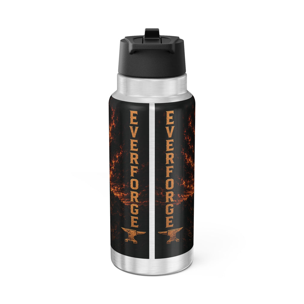 32oz Faith Tumbler — "You Were Built For More" Christian Water Bottle (Romans 5:3-5)