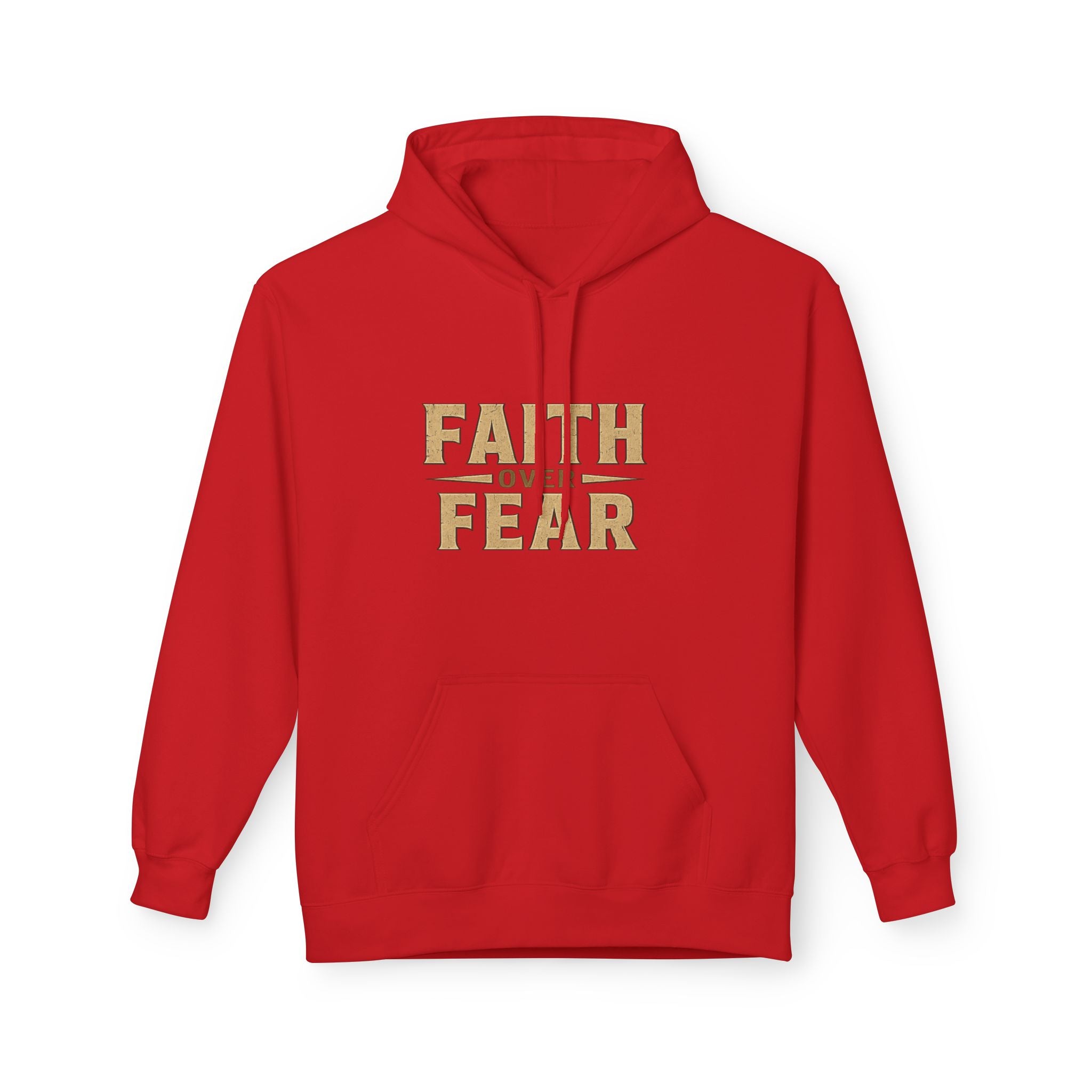 Faith Over Fear Hoodie — "Peace, Be Still" Christian Pullover