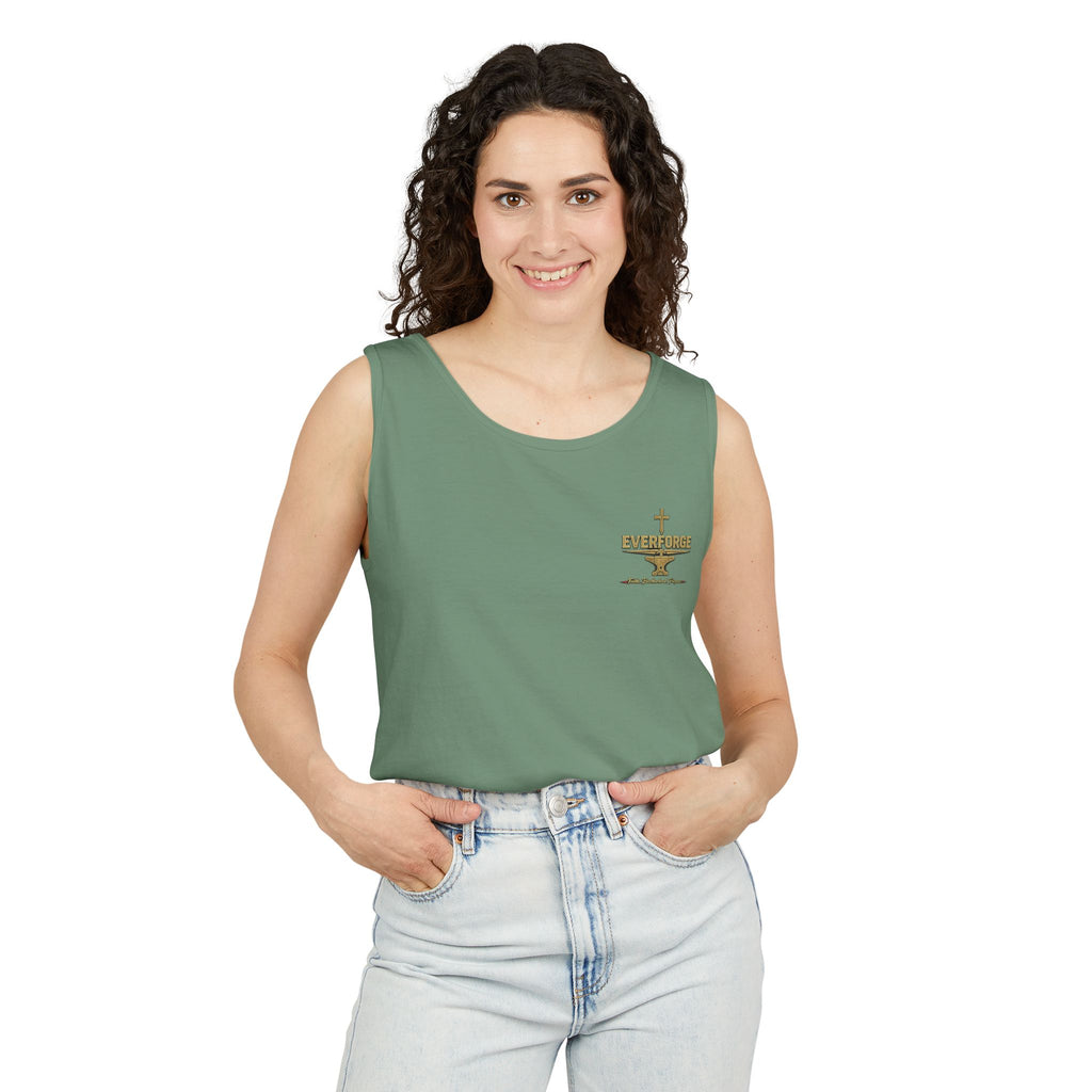 Faith Over Fear Tank Top — Christian Cross Prayer Graphic Tank