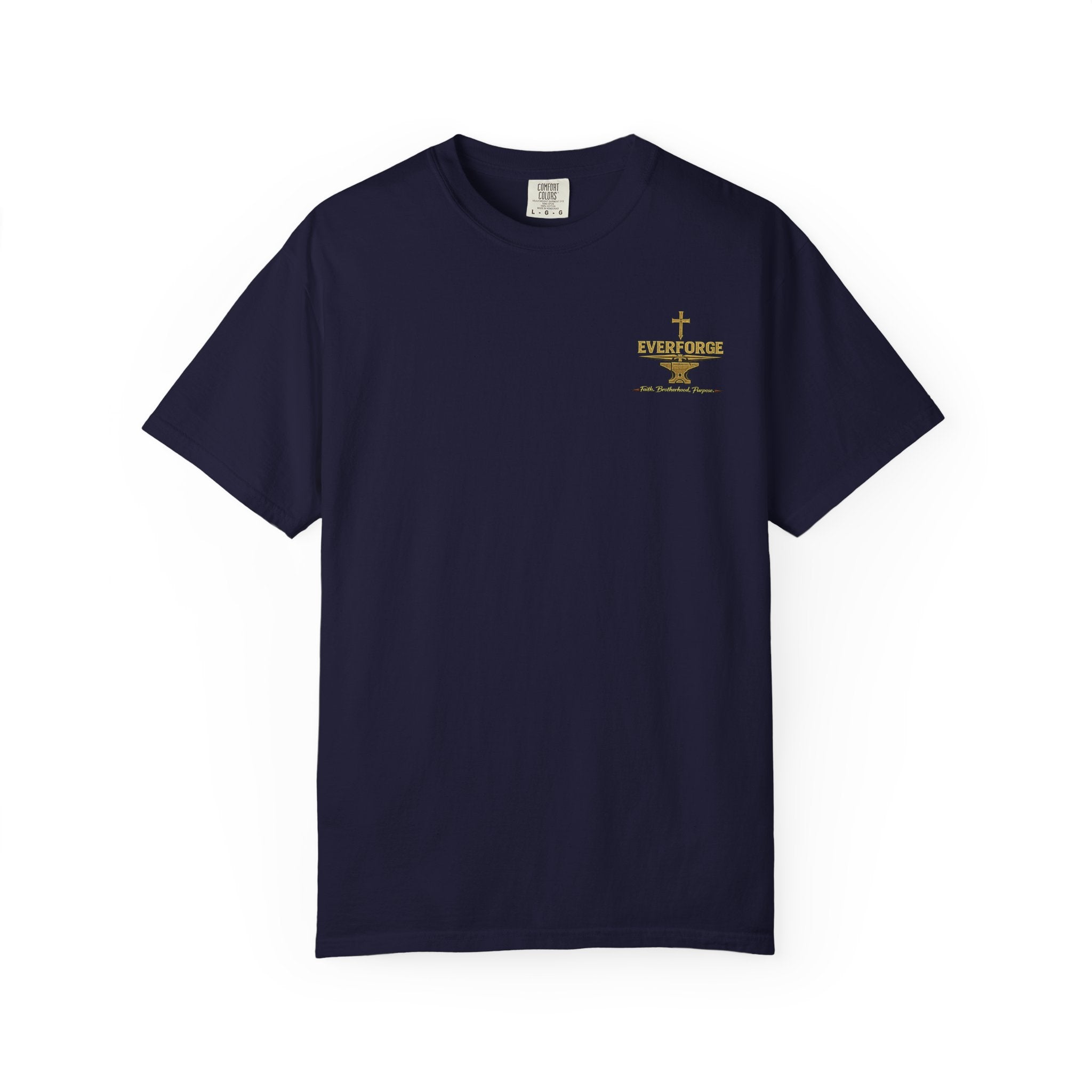Christian Cross T-Shirt — “Act Like Men. Be Strong.” (1 Corinthians 16:13)