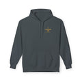 Christian Cross Hoodie — "I Buried The Man I Used To Be" Faith Graphic Pullover