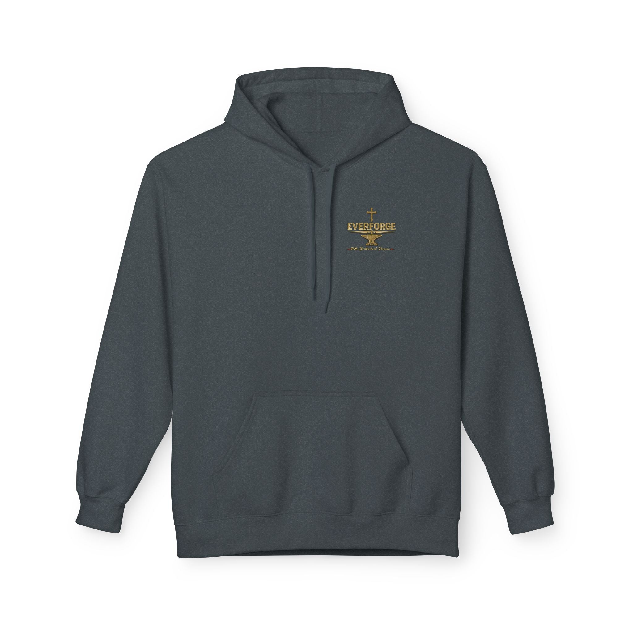 Christian Cross Hoodie — "I Buried The Man I Used To Be" Faith Graphic Pullover
