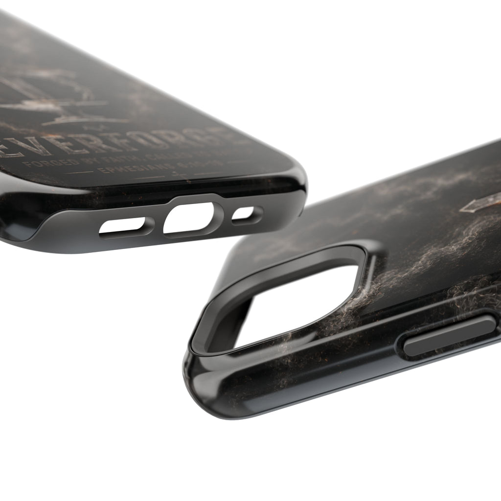 Everforge Faith-Based Magnetic Impact-Resistant Phone Case — "Forged by Faith, Called to Battle" (Ephesians 6:10-19)