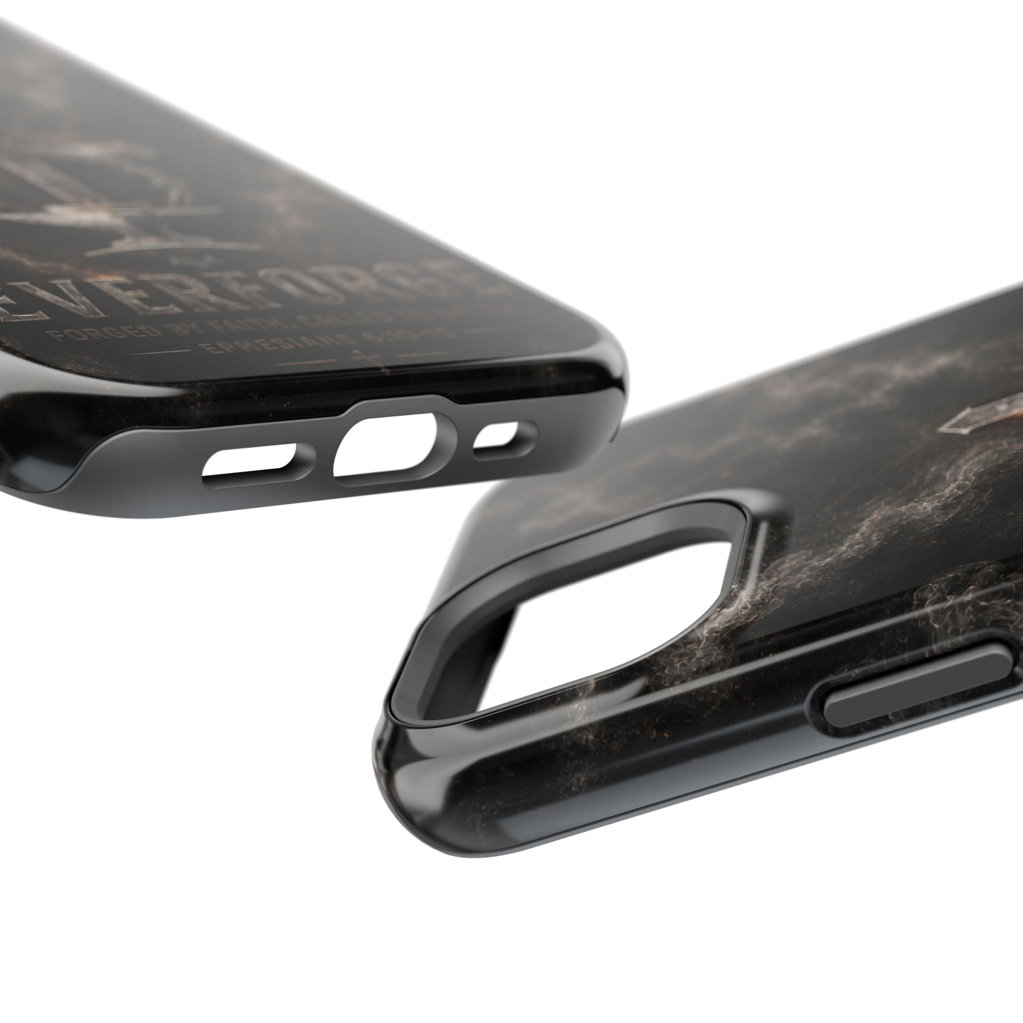 Everforge Faith-Based Magnetic Impact-Resistant Phone Case — "Forged by Faith, Called to Battle" (Ephesians 6:10-19)