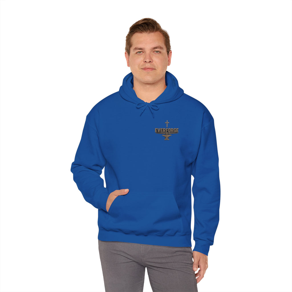 Christian Hoodie – "The Lord Is My Strength" Psalm 27:1 Pullover