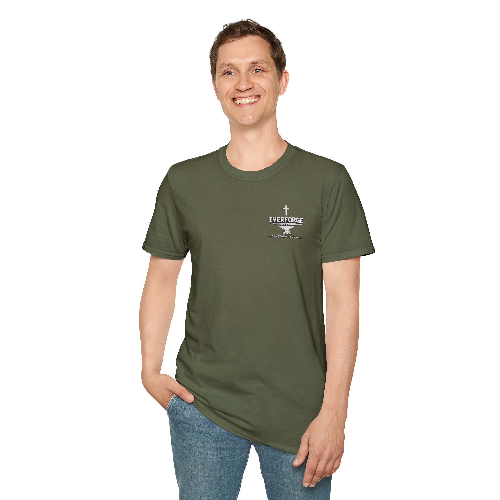 Forged by Faith Isaiah 48:10 Christian T-Shirt