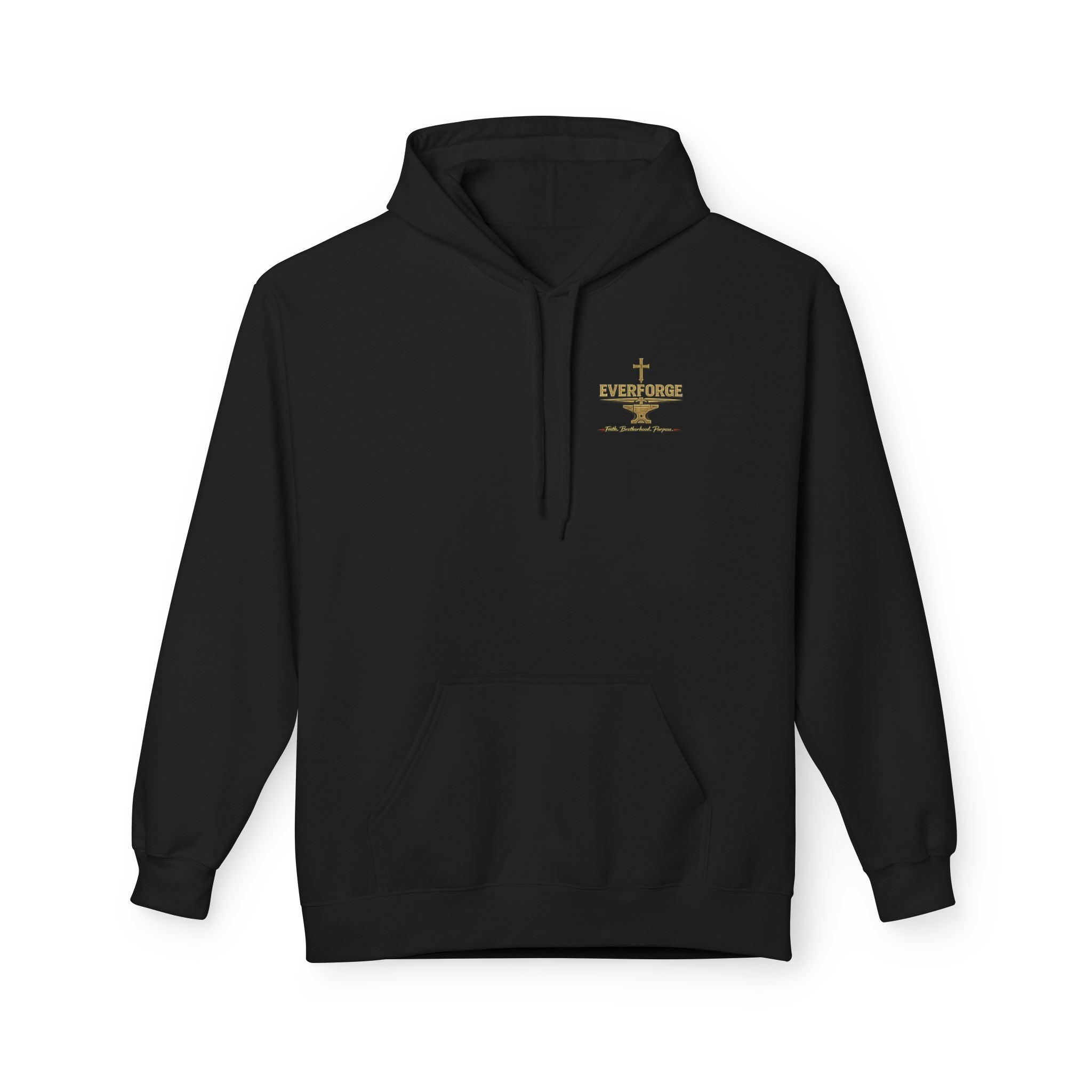 Christian Cross Hoodie — "I Buried The Man I Used To Be" Faith Graphic Pullover