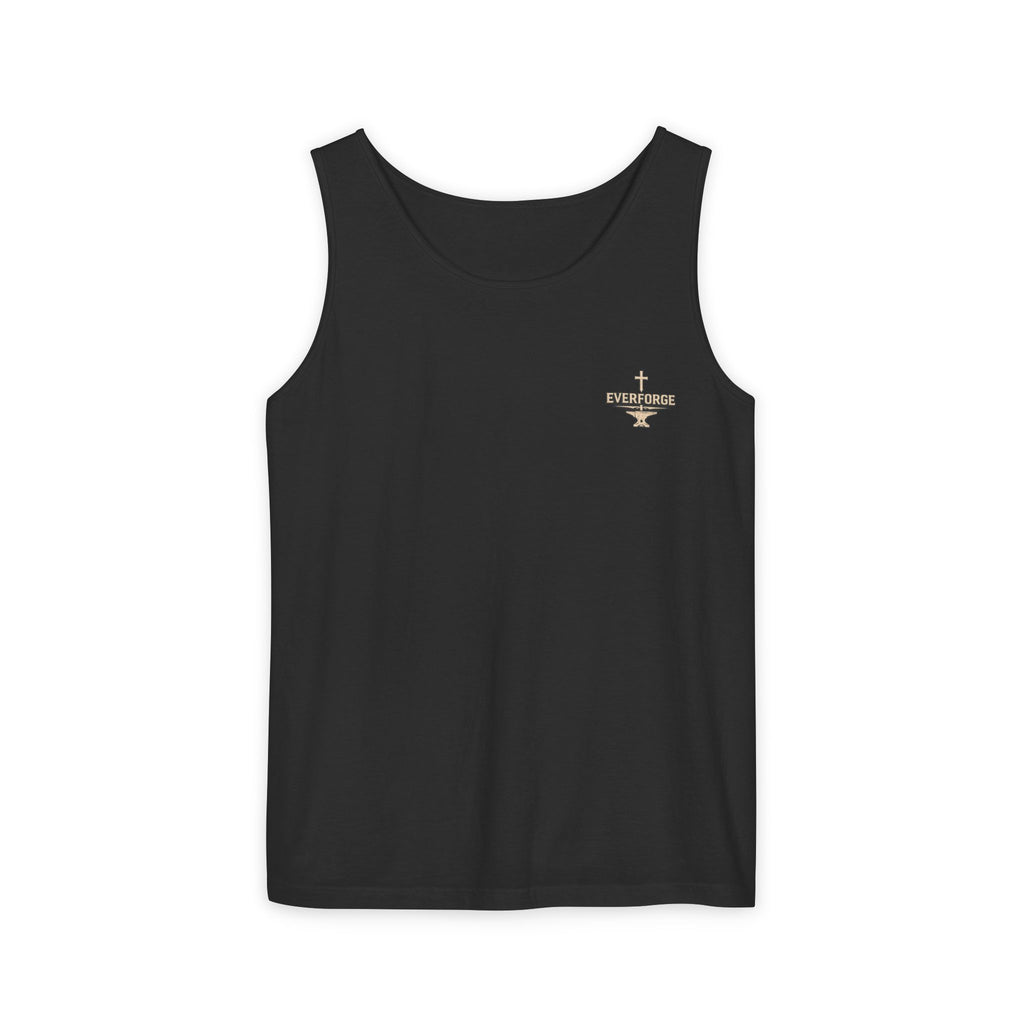 Faith Over Fear Tank Top — Christian Cross Prayer Graphic Tank