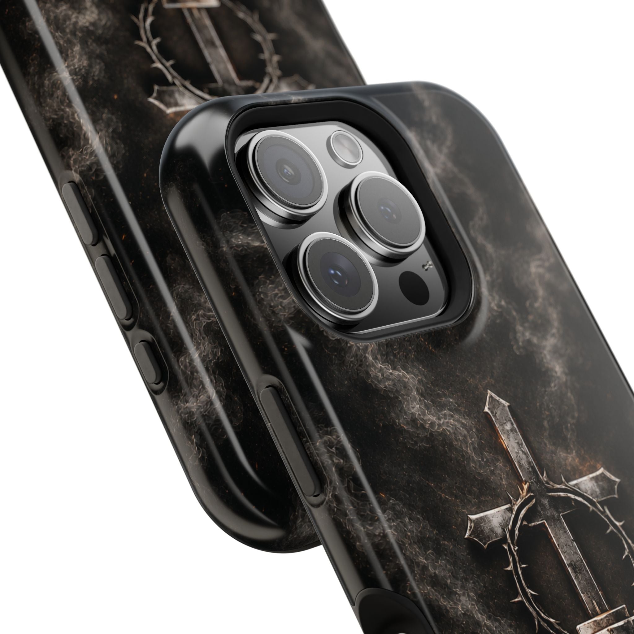 Everforge Faith-Based Magnetic Impact-Resistant Phone Case — "Forged by Faith, Called to Battle" (Ephesians 6:10-19)