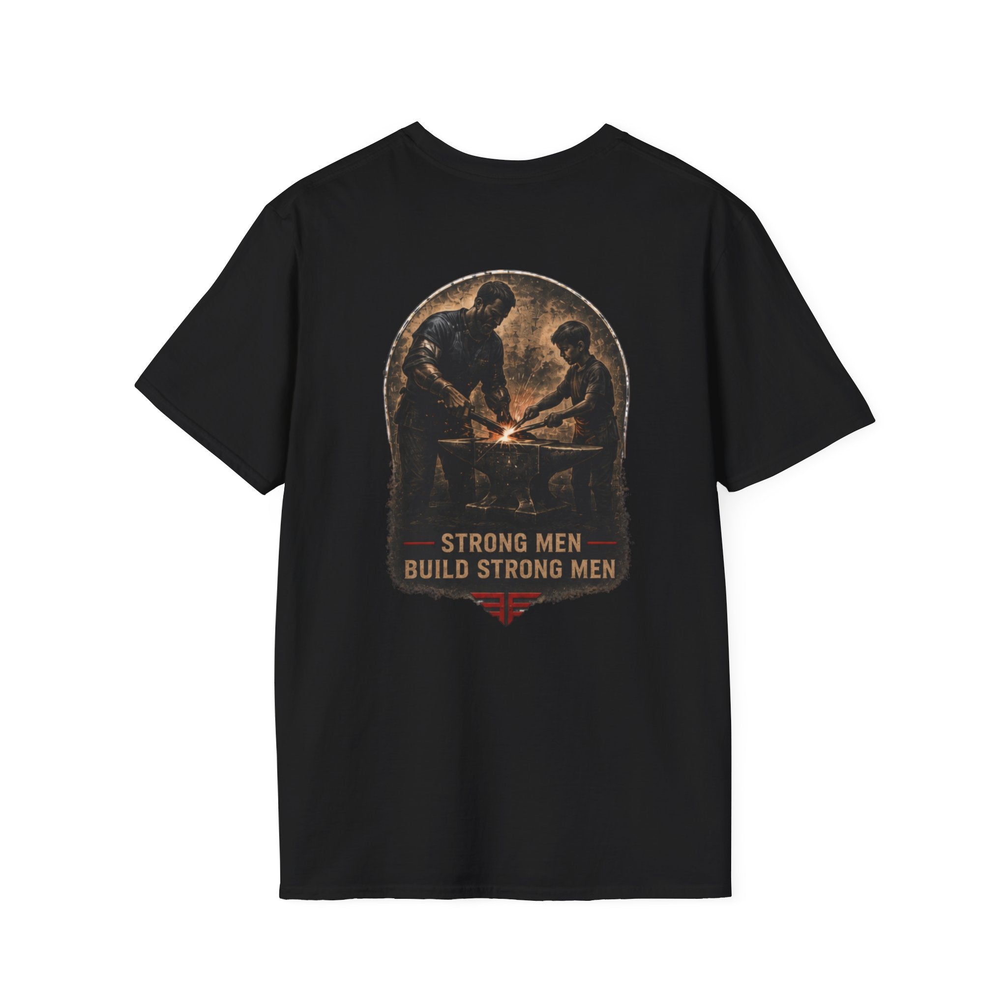 Iron Sharpens Iron T‑Shirt — Proverbs 27:17 Inspirational Christian Tee