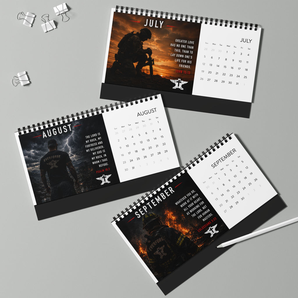 Apocalypse Everforge 2027 Desktop Calendar