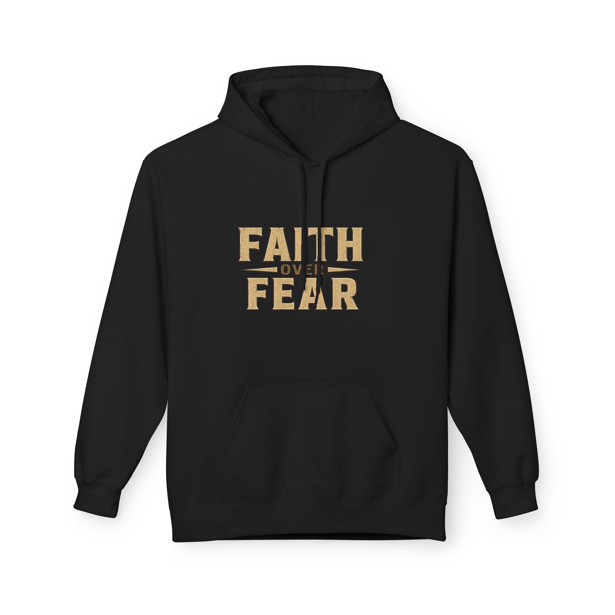 Faith Over Fear Hoodie — "Peace, Be Still" Christian Pullover