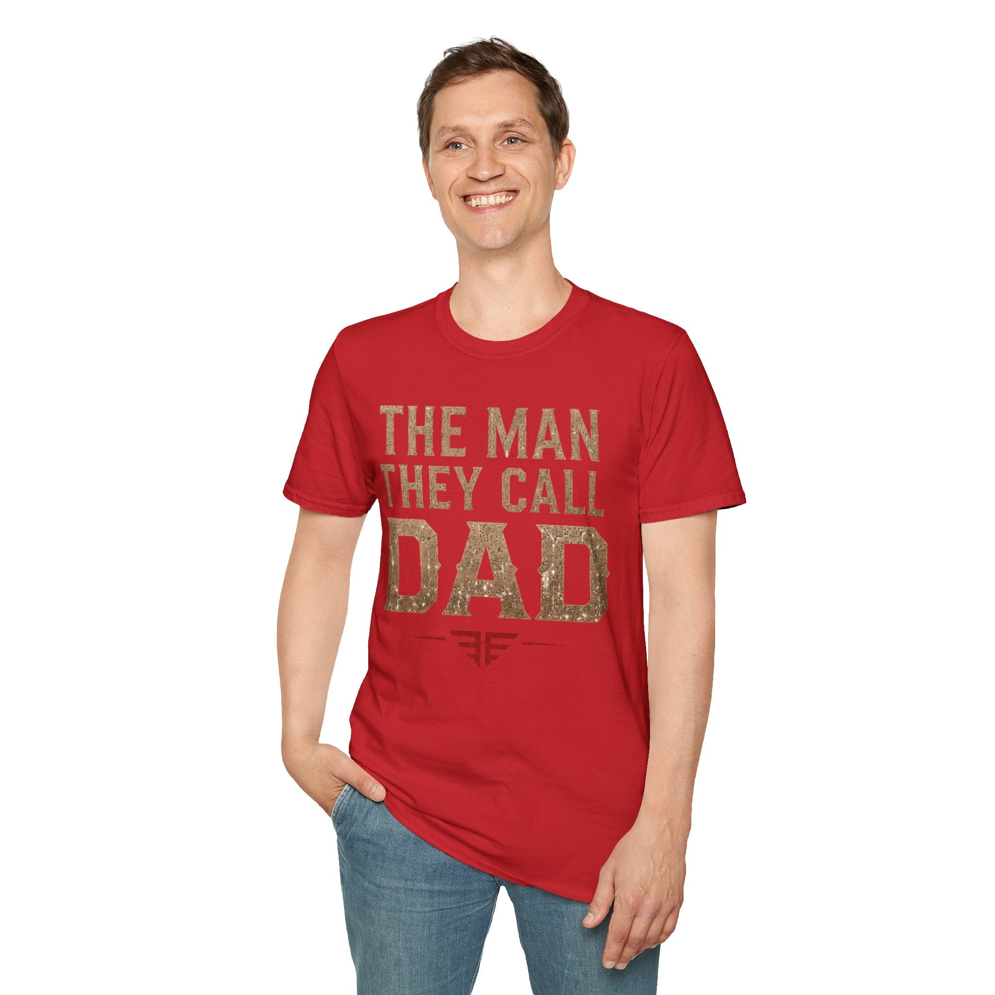 Dad T-Shirt — "The Man They Call Dad" Vintage Typography Father's Day Tee