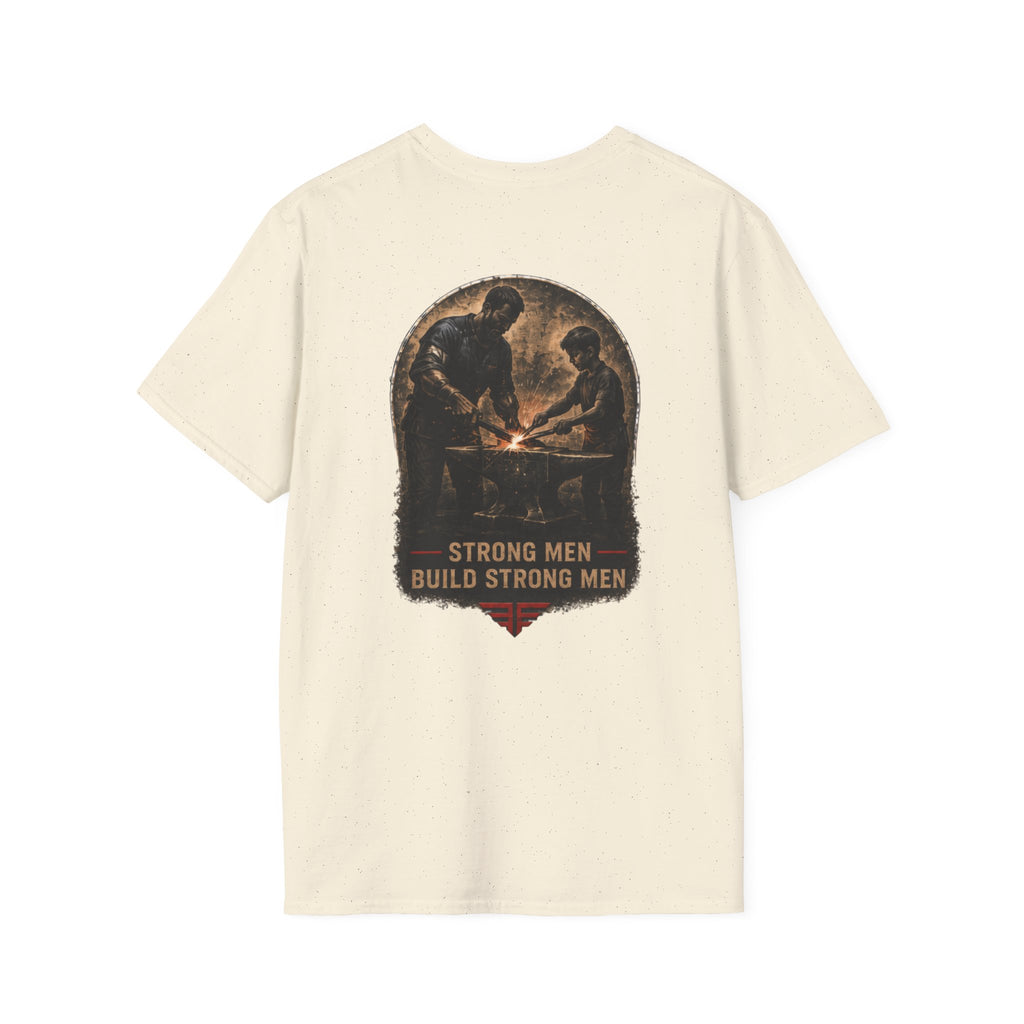 Iron Sharpens Iron T‑Shirt — Proverbs 27:17 Inspirational Christian Tee