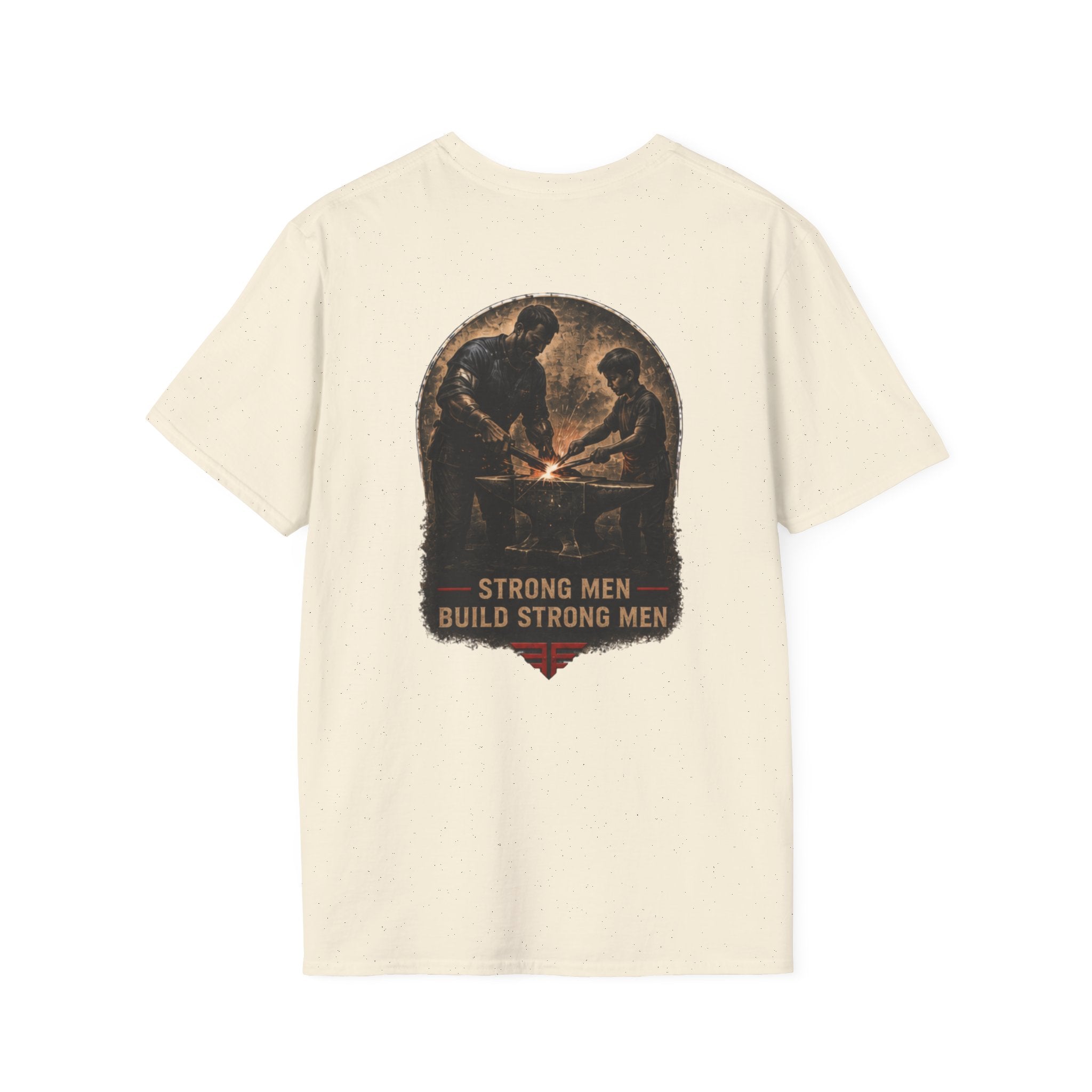 Iron Sharpens Iron T‑Shirt — Proverbs 27:17 Inspirational Christian Tee