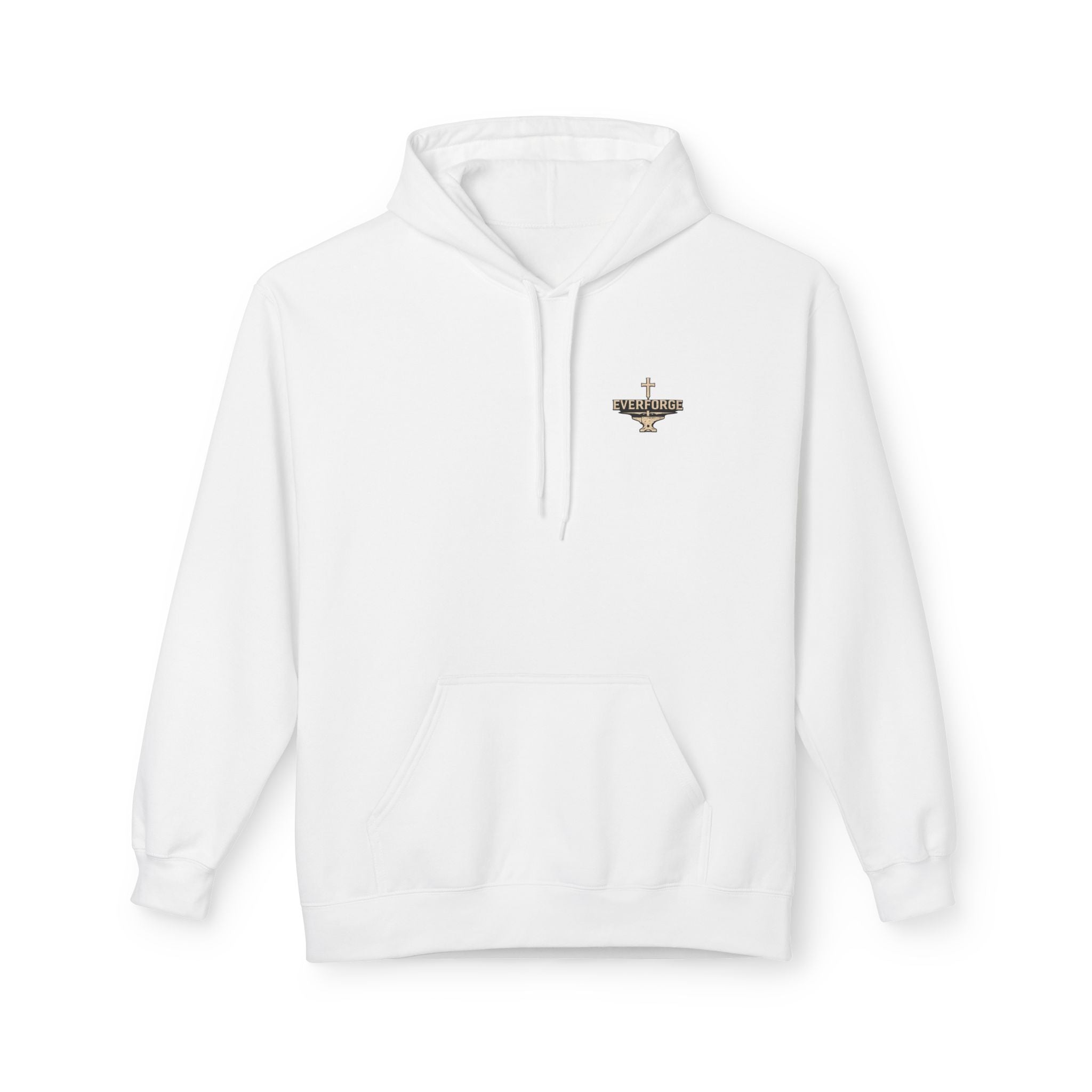 Christian Cross Hoodie — "I Became The Man I Used To Be" Faith Graphic Pullover