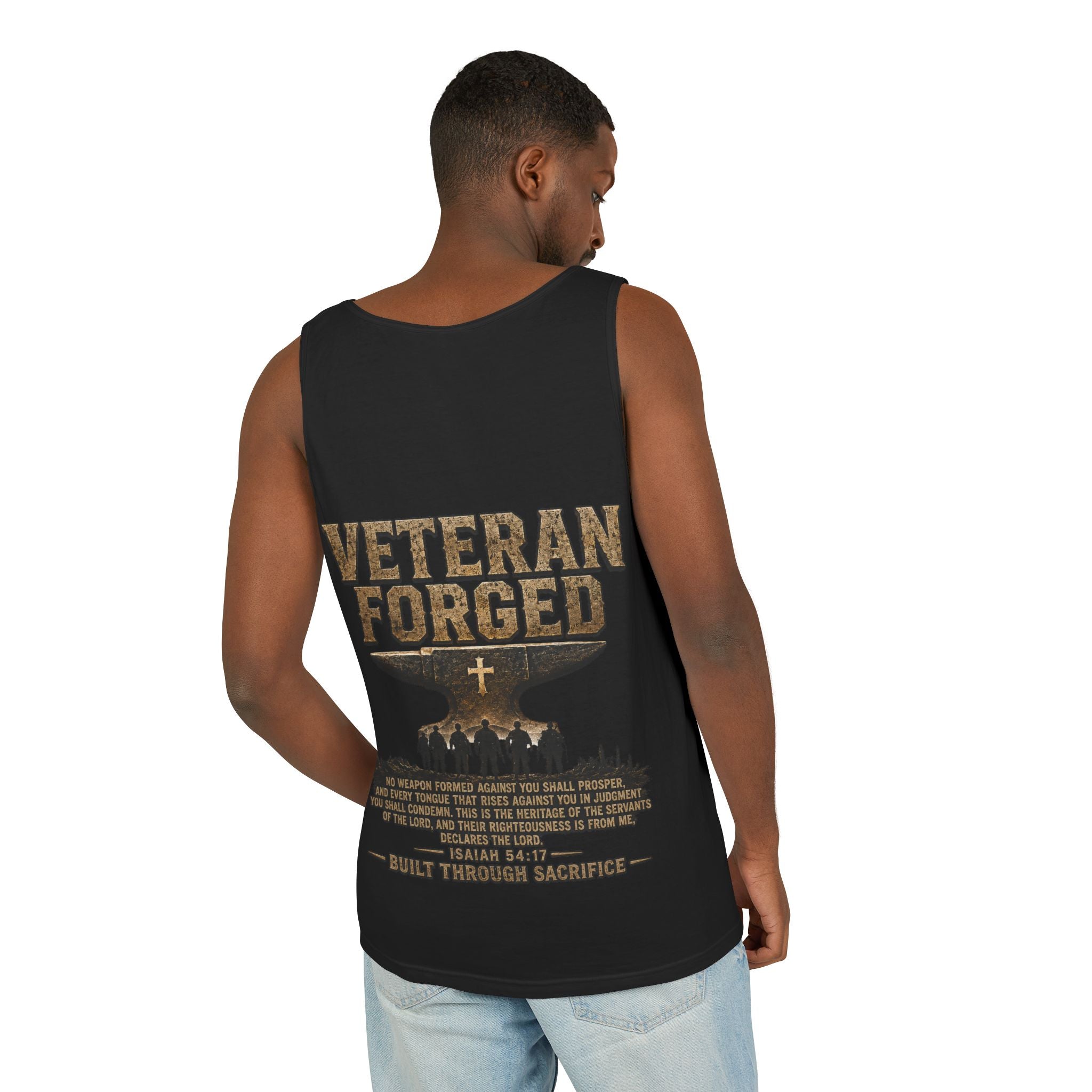 Veteran Forged Tank Top – Military Tribute Graphic Tank